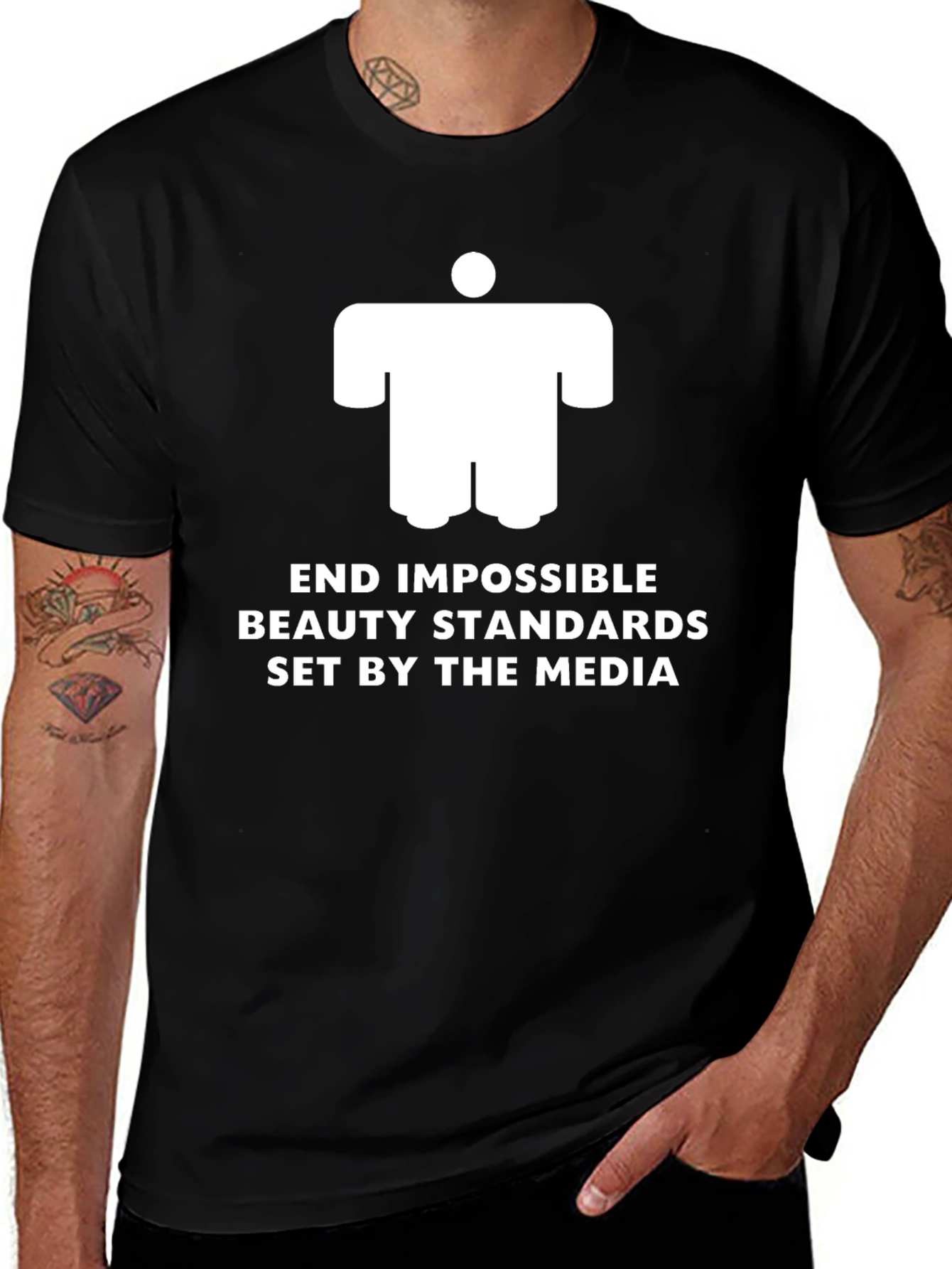 End Impossible Beauty Standards T-Shirt