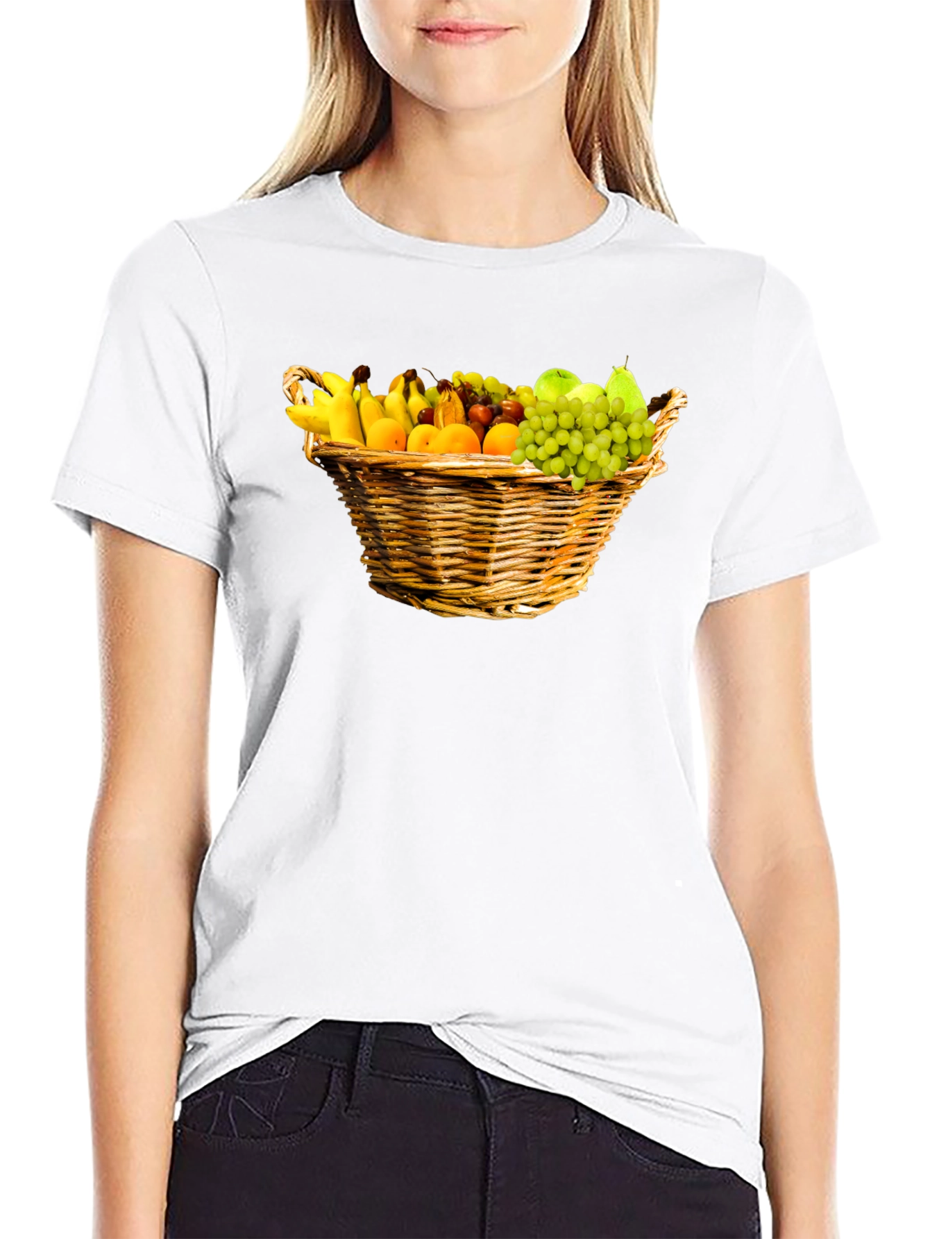 Fruit Basket Graphic Tee - Unisex Black T-Shirt