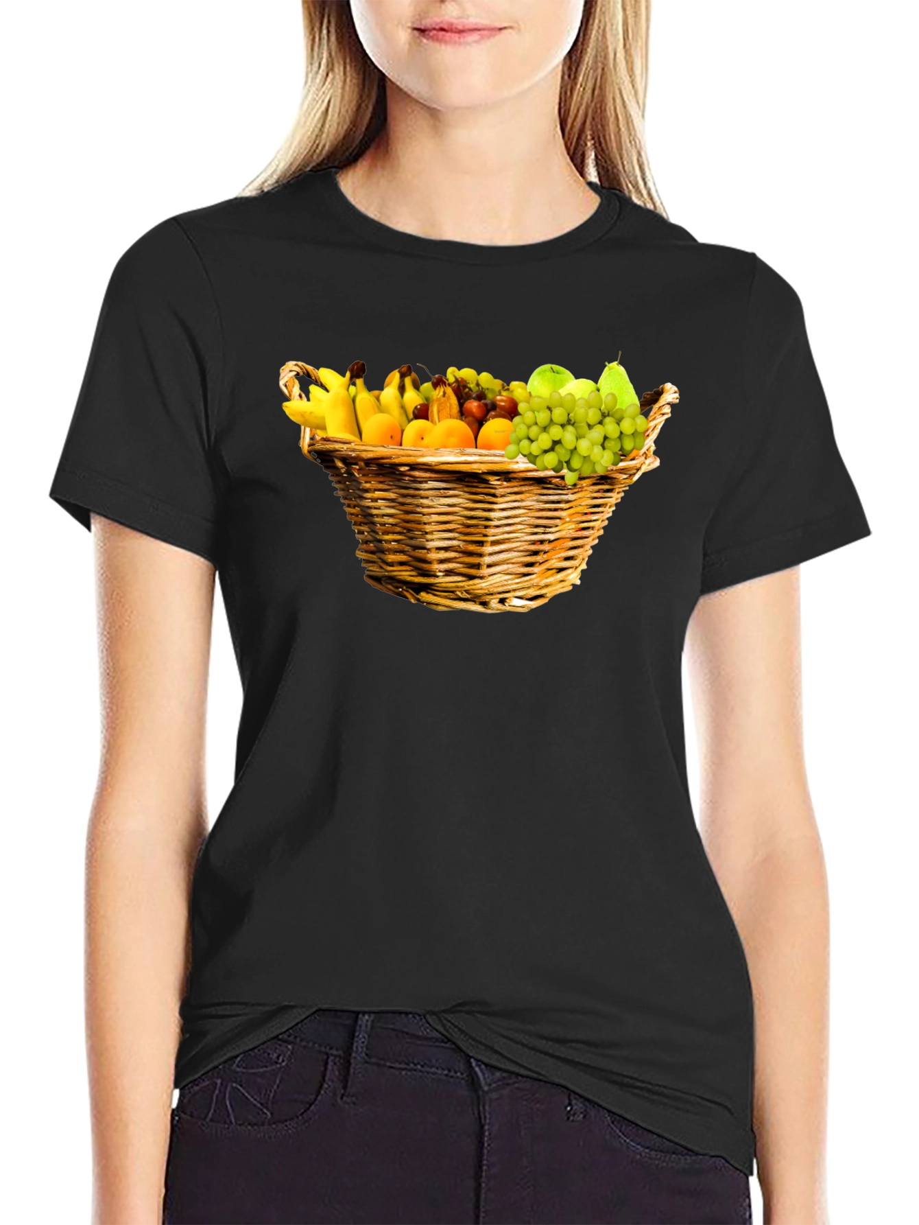 Fruit Basket Graphic Tee - Unisex Black T-Shirt