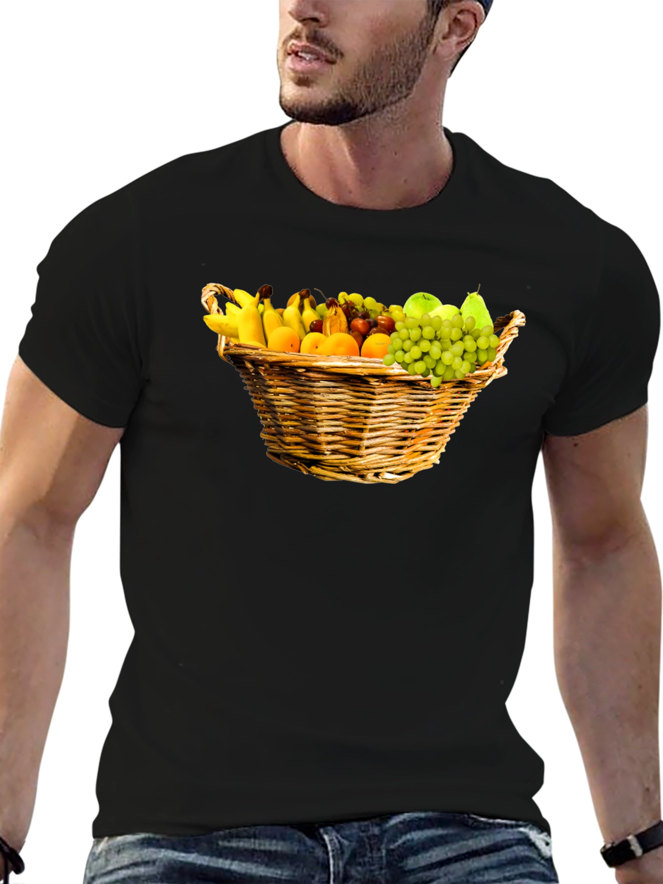 Fruit Basket Graphic Tee - Unisex Black T-Shirt