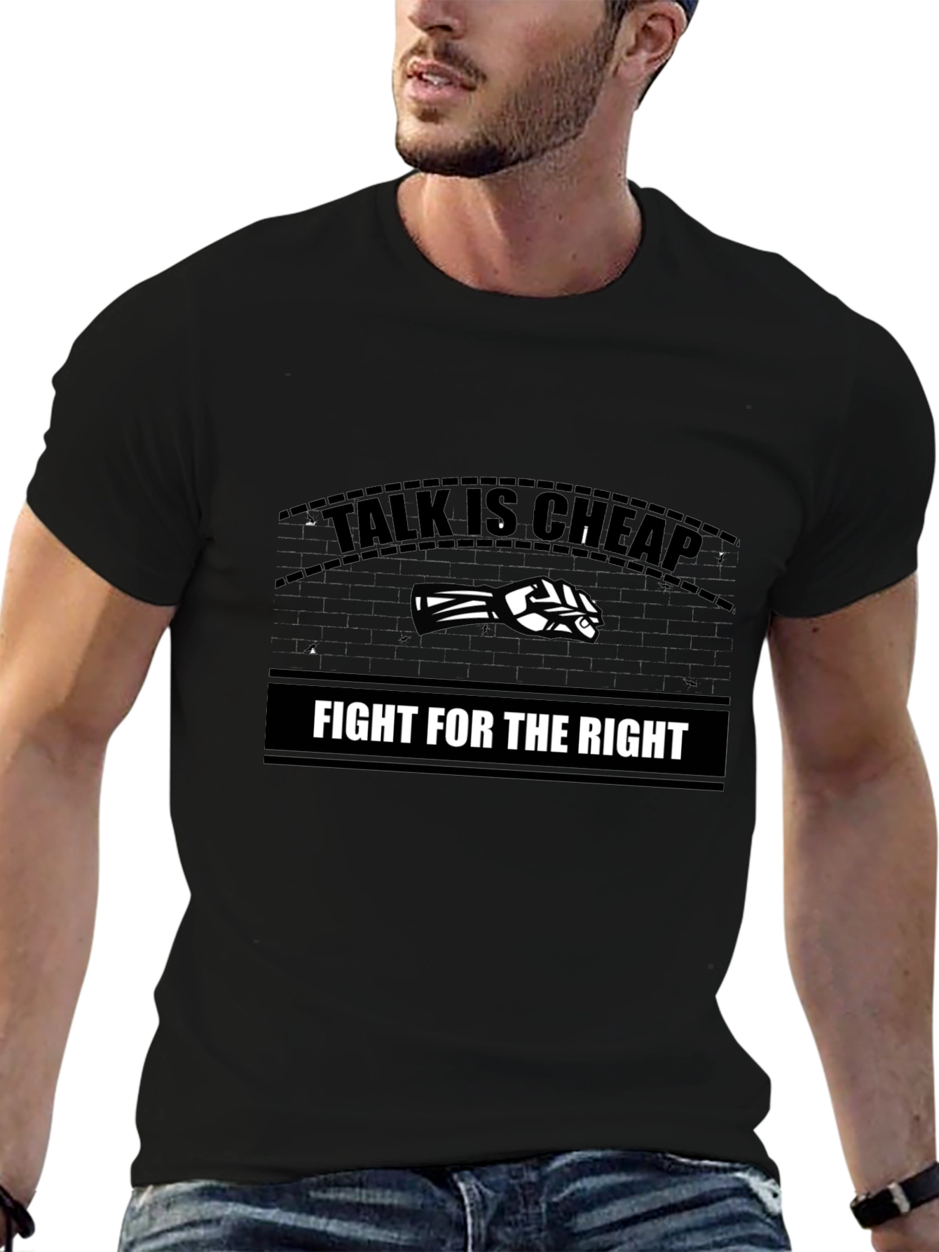 Talk Is Cheap Fight For The Right T-Shirt