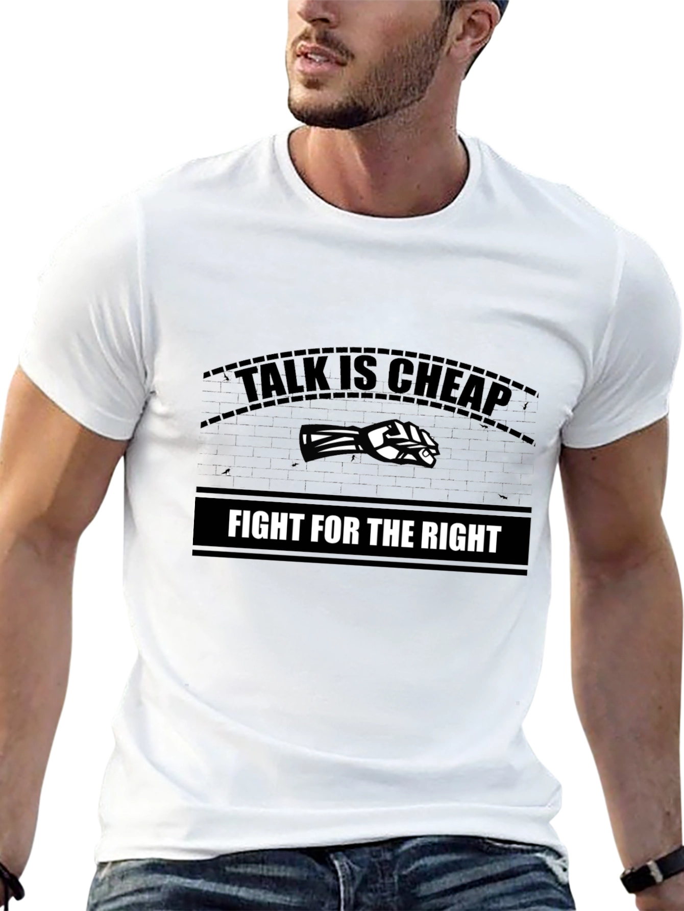 Talk Is Cheap Fight For The Right T-Shirt