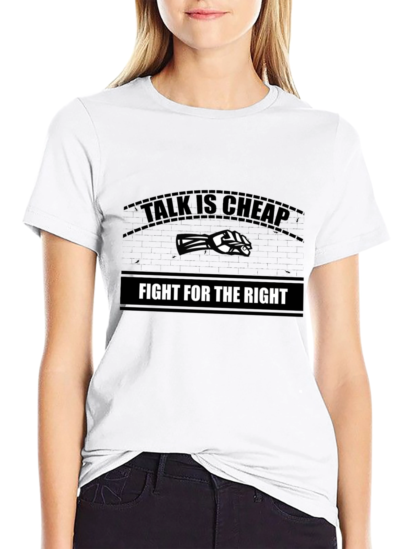 Talk Is Cheap Fight For The Right T-Shirt
