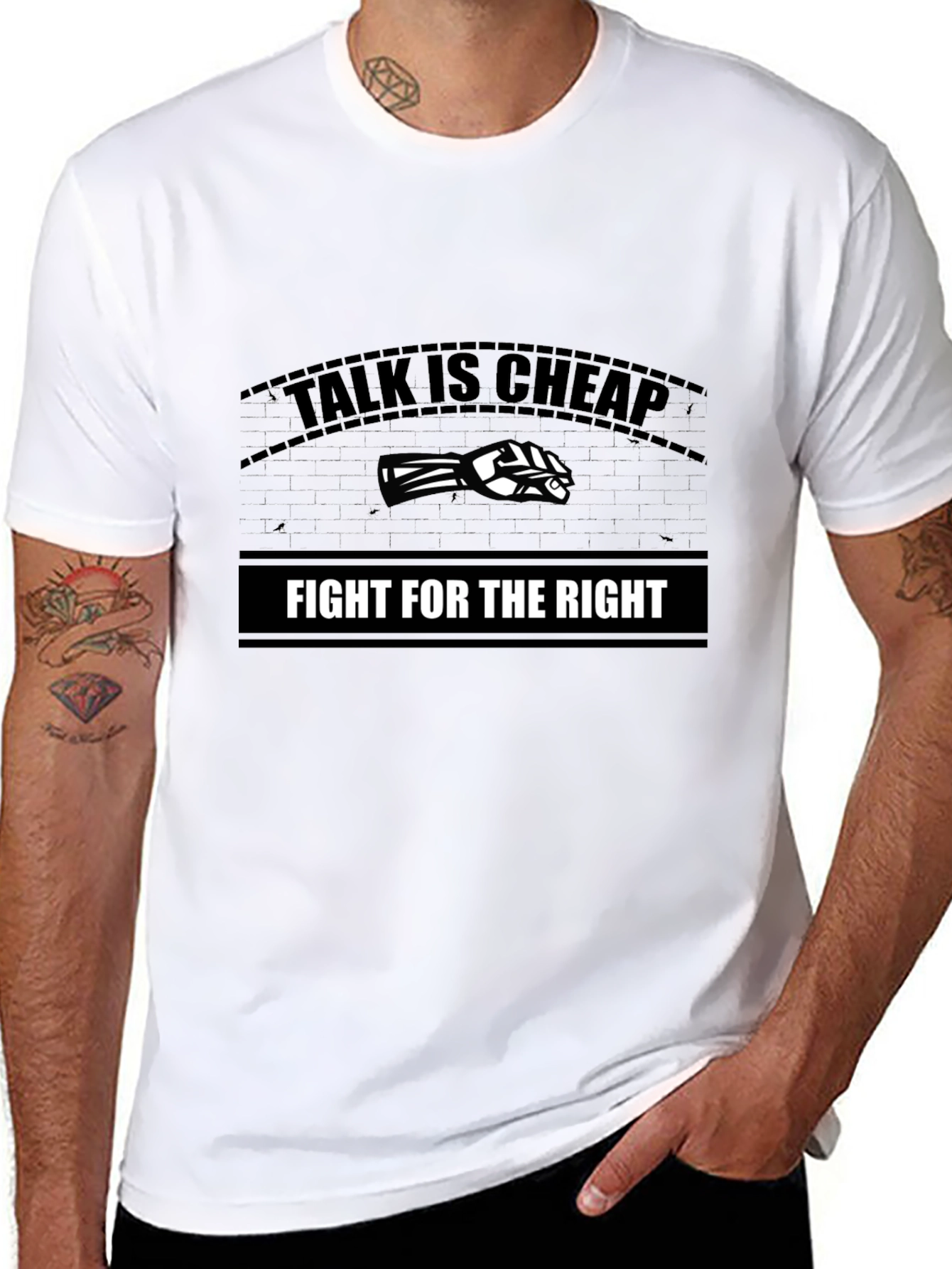 Talk Is Cheap Fight For The Right T-Shirt