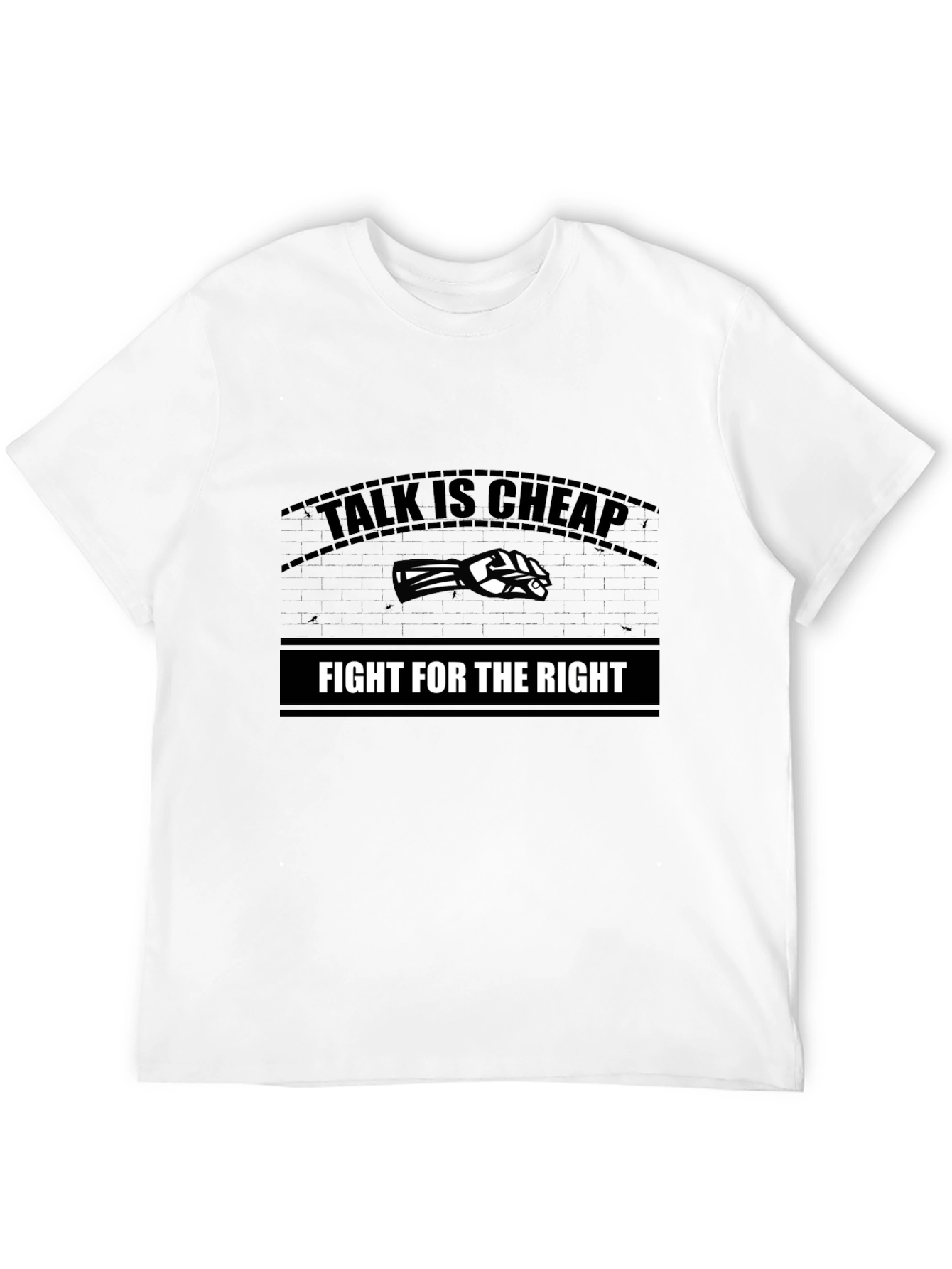 Talk Is Cheap Fight For The Right T-Shirt