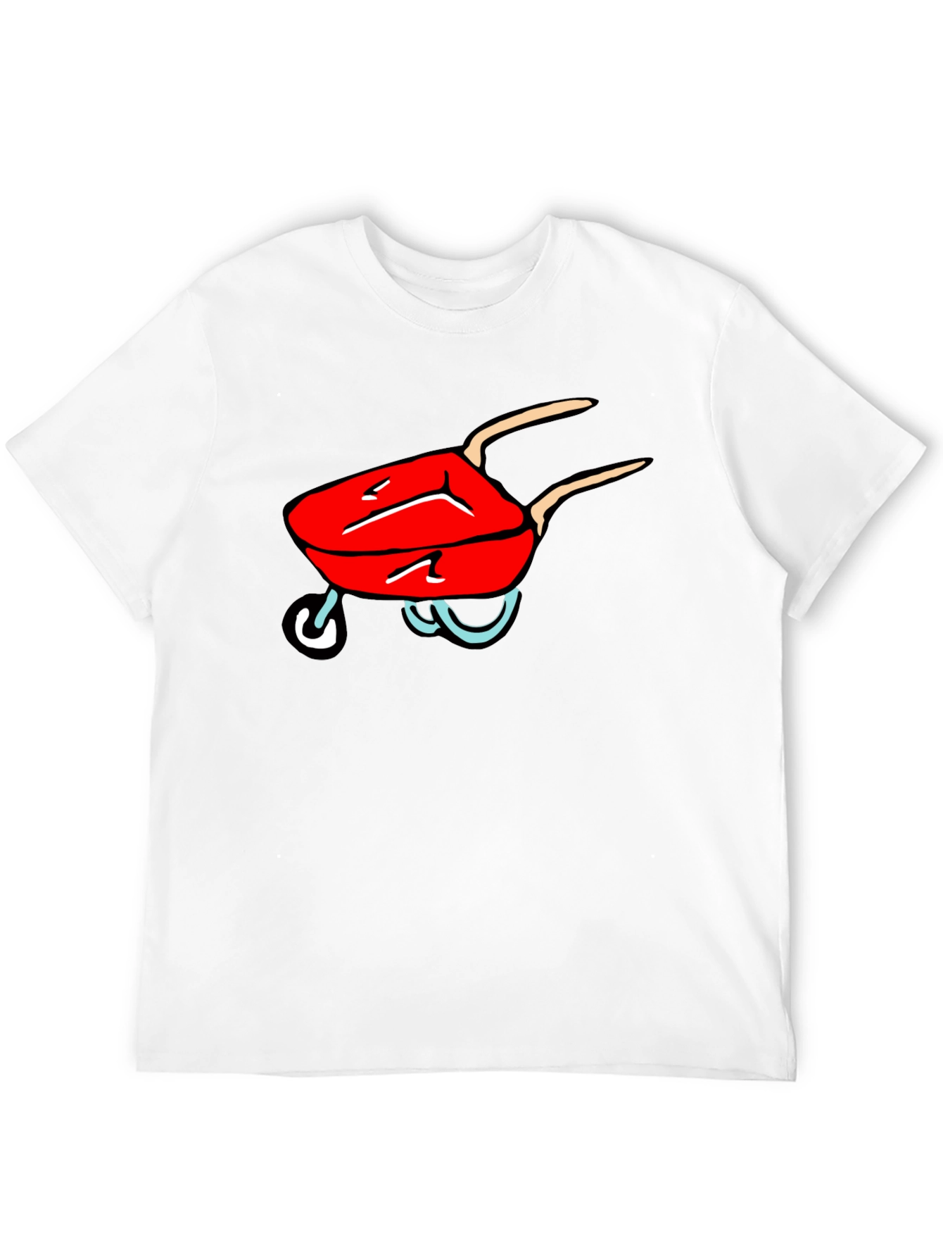 Cartoon Grill Black T-Shirt