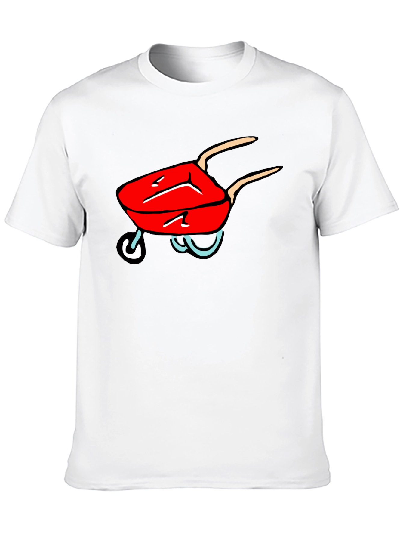 Cartoon Grill Black T-Shirt