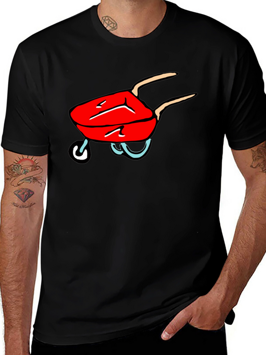 Cartoon Grill Black T-Shirt