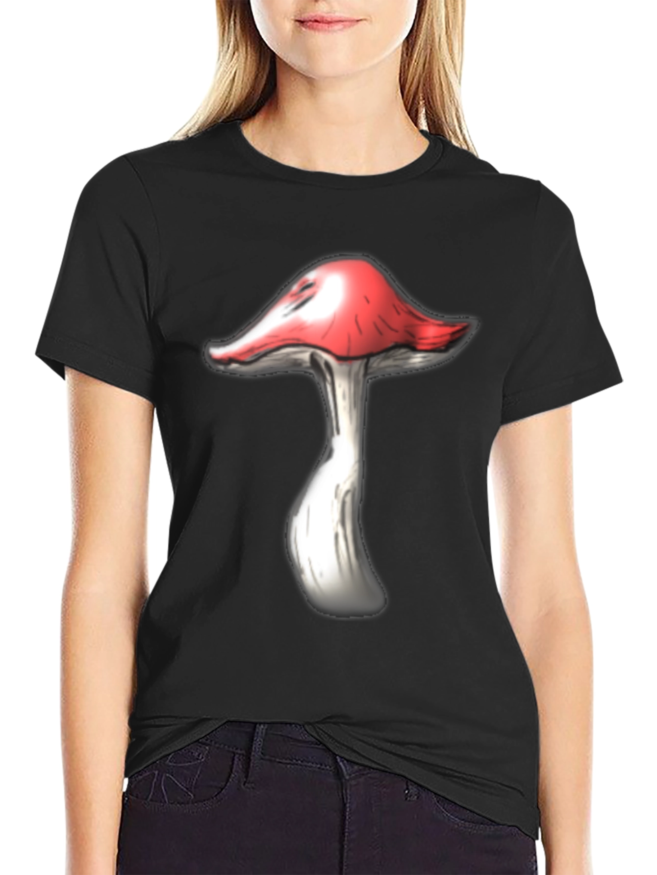 Mushroom Graphic Tee - Funky Design