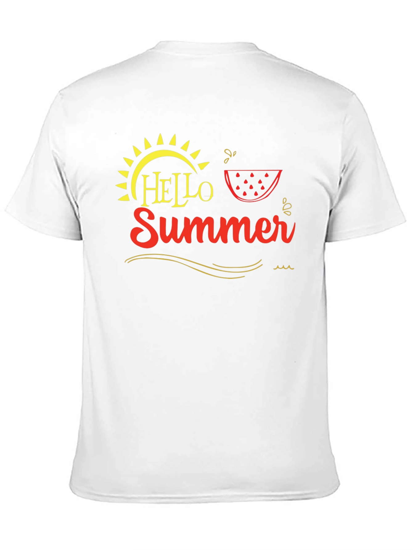 Hello Summer Graphic Tee - Black