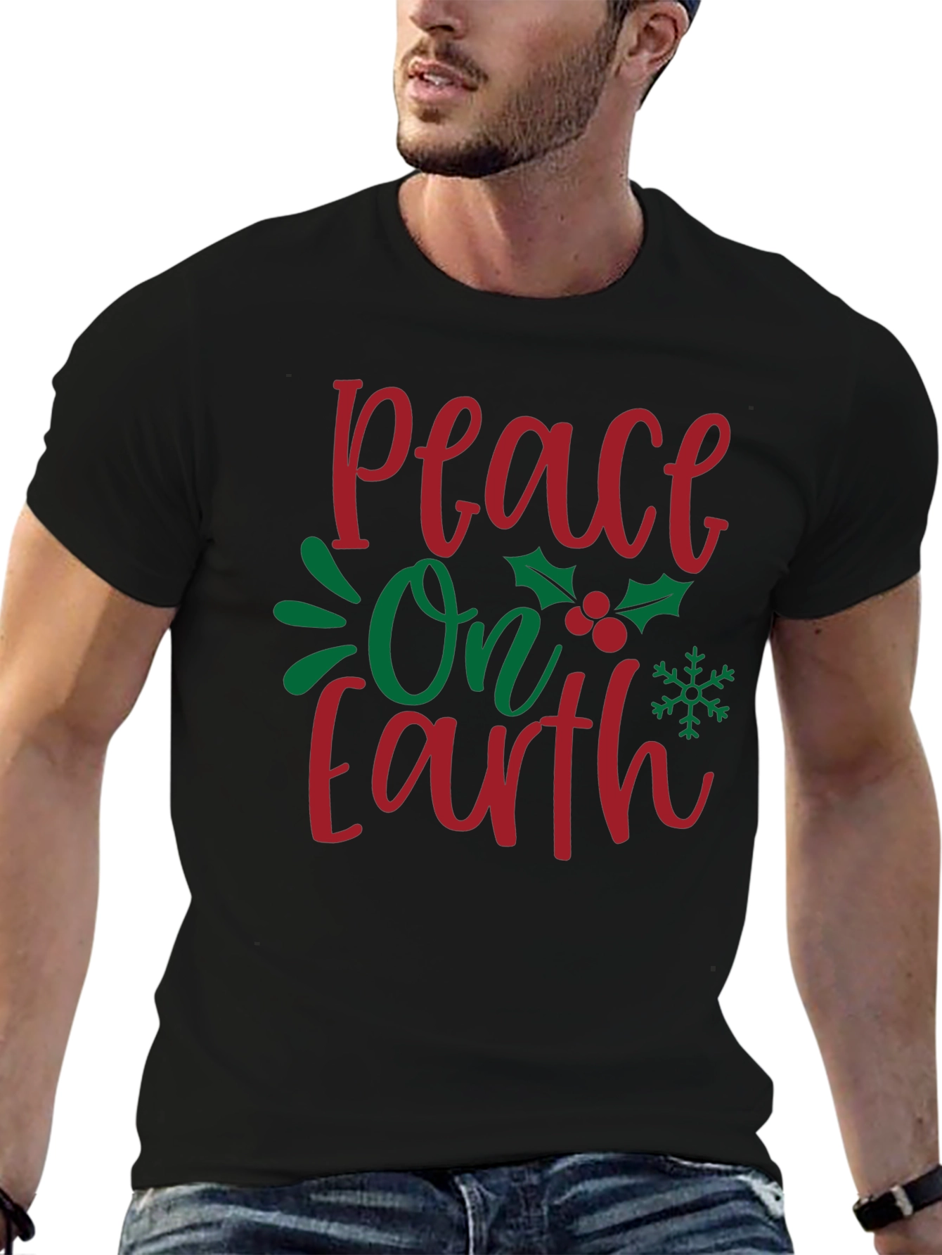 Peace On Earth Holiday Tee