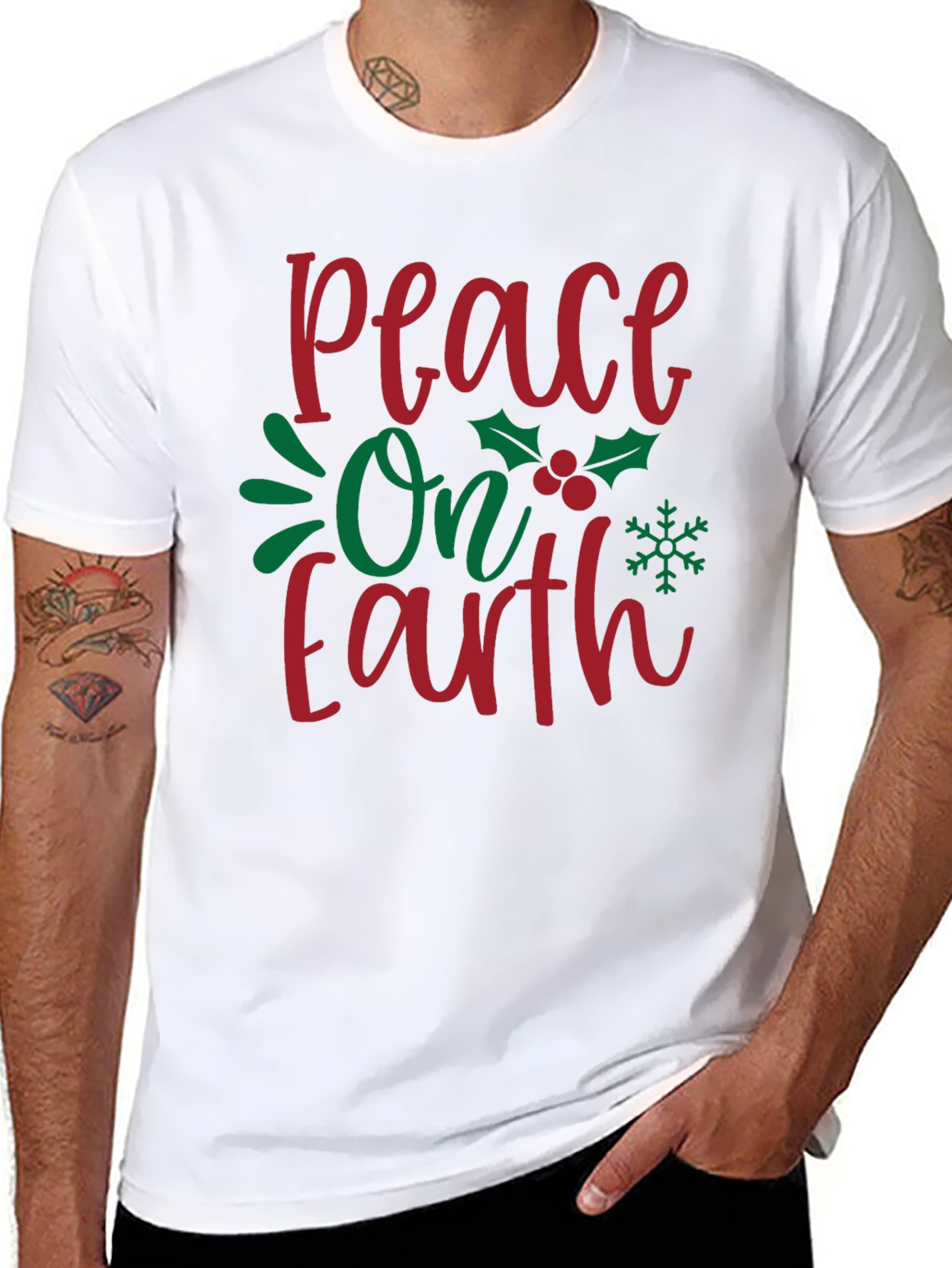 Peace On Earth Holiday Tee
