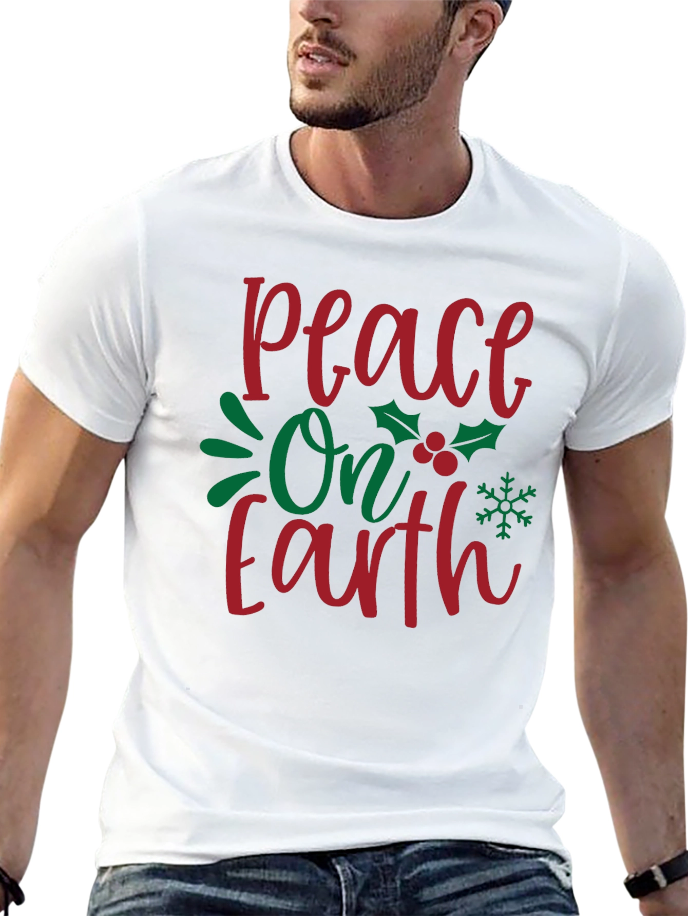 Peace On Earth Holiday Tee