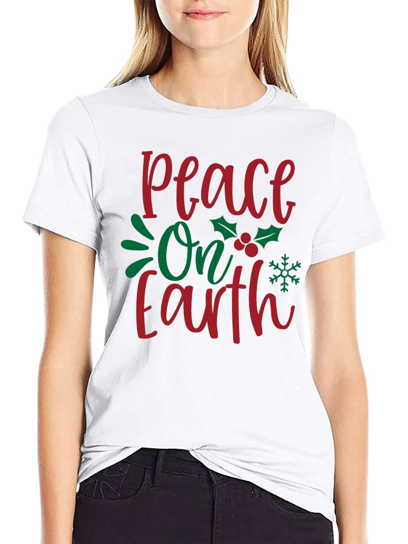 Peace On Earth Holiday Tee
