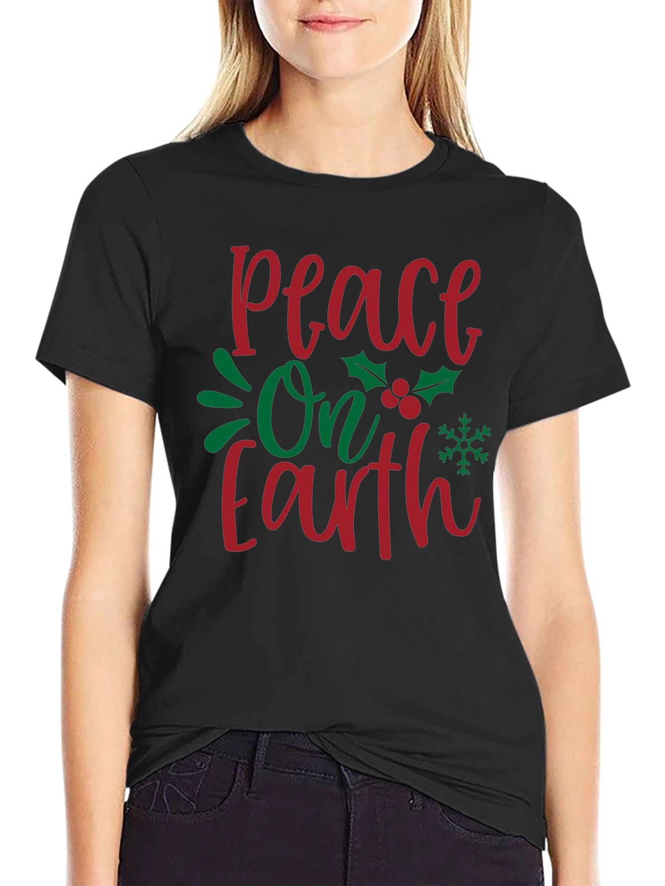 Peace On Earth Holiday Tee
