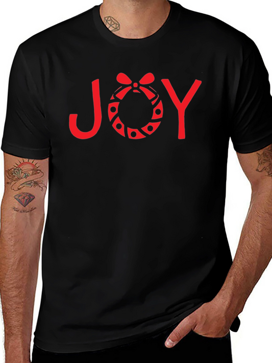 Festive Joy Graphic Tee - Holiday Season Apparel