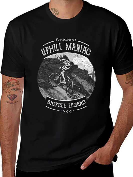 Uphill Maniac Bicycle Legend T-Shirt