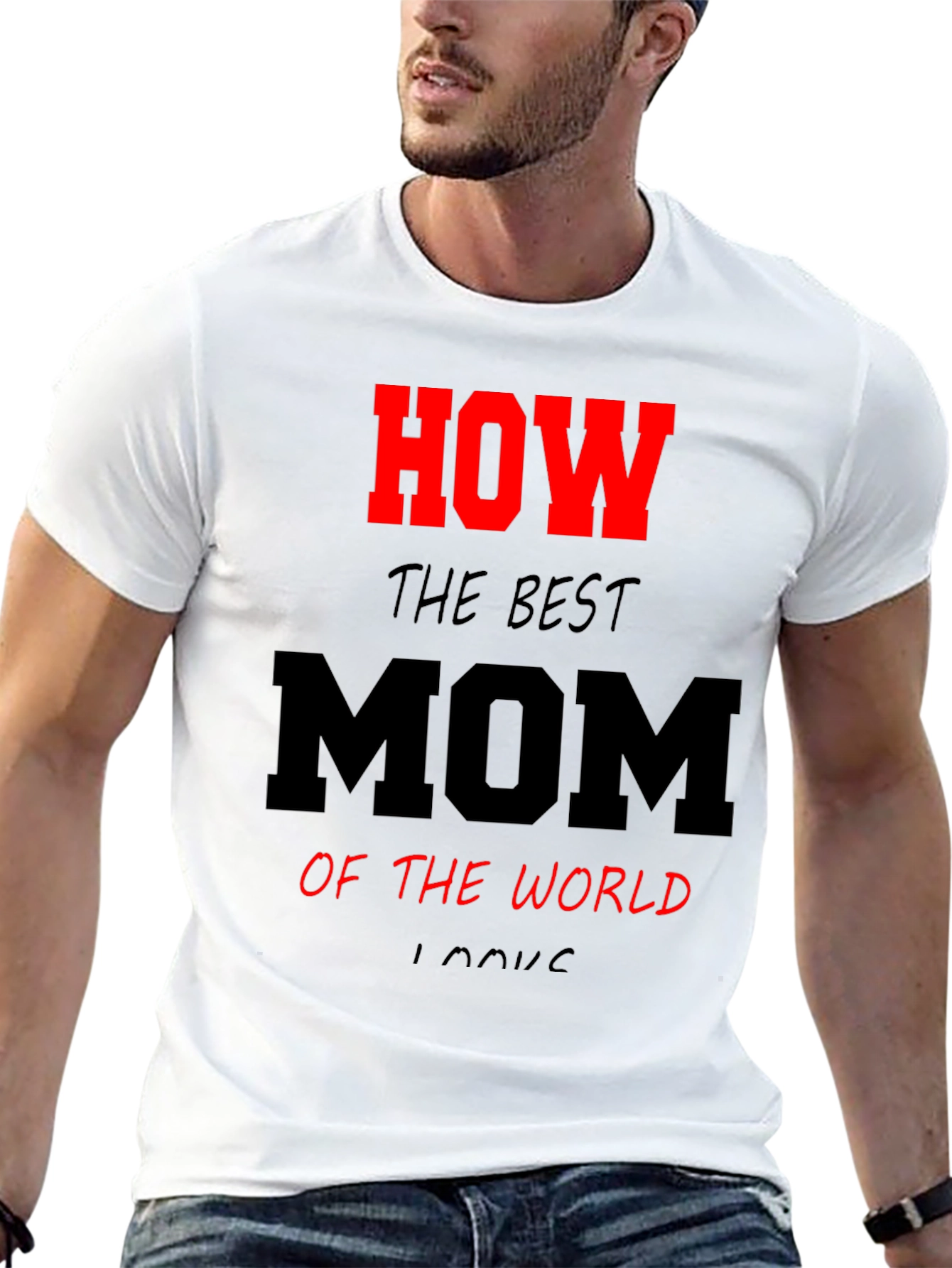 Best Mom Ever Graphic T-Shirt - Black