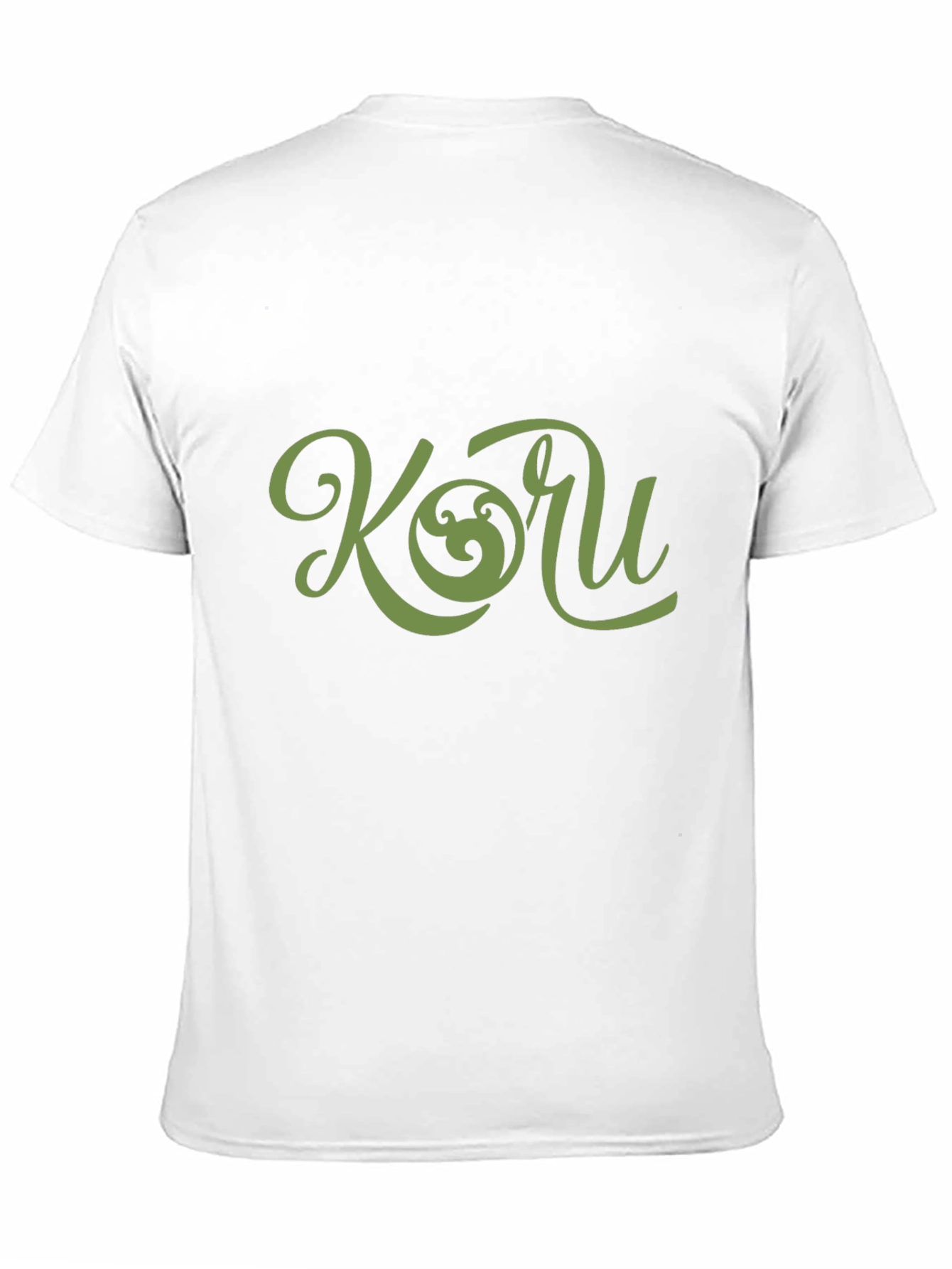 Koru Graphic Tee - Black Cotton T-Shirt