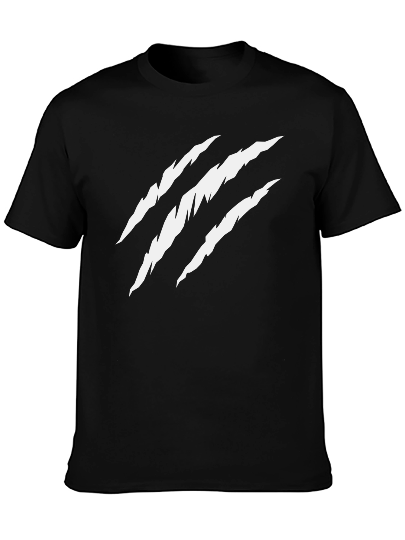Claw Mark Graphic Black Tee