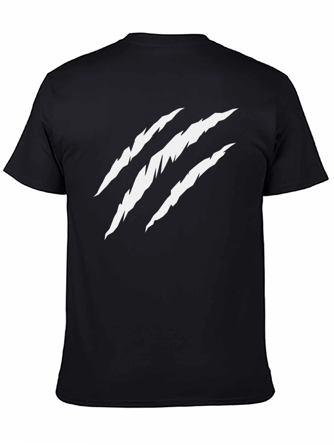 Claw Mark Graphic Black Tee