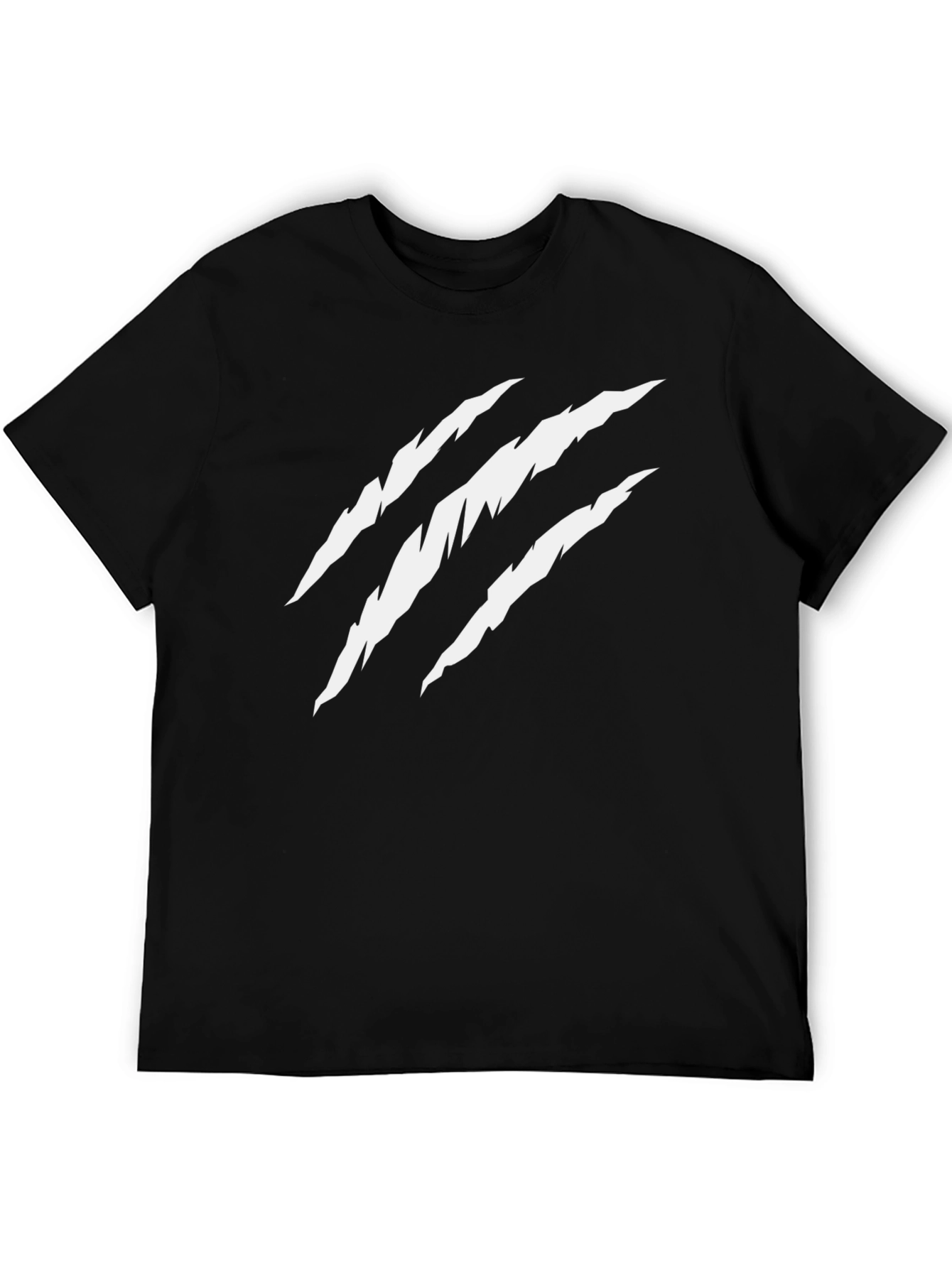 Claw Mark Graphic Black Tee