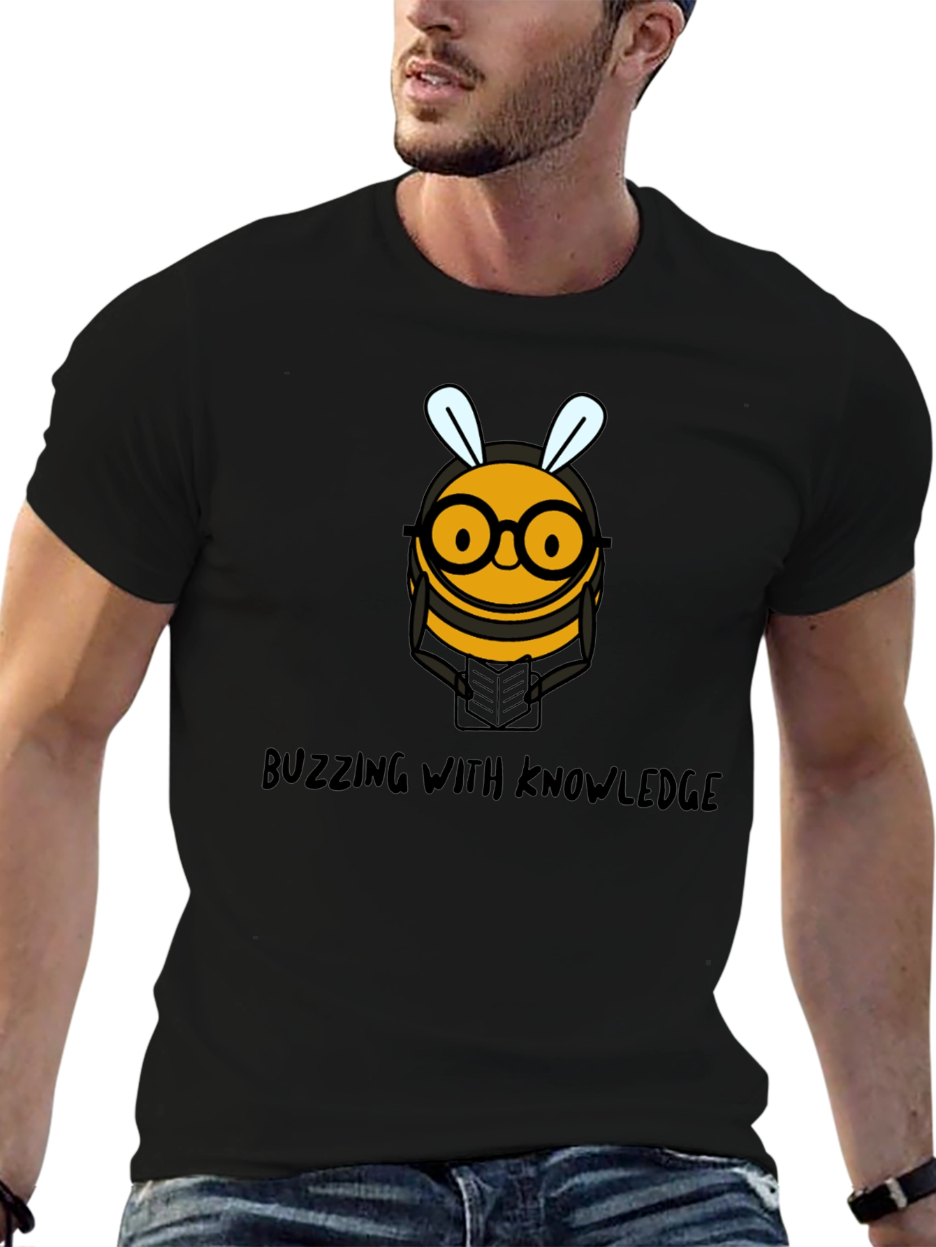 Buzzing with Knowledge Bee Graphic Tee