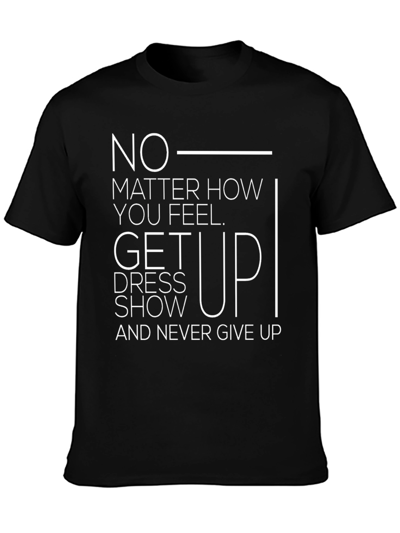 Inspirational Graphic Print T-Shirt