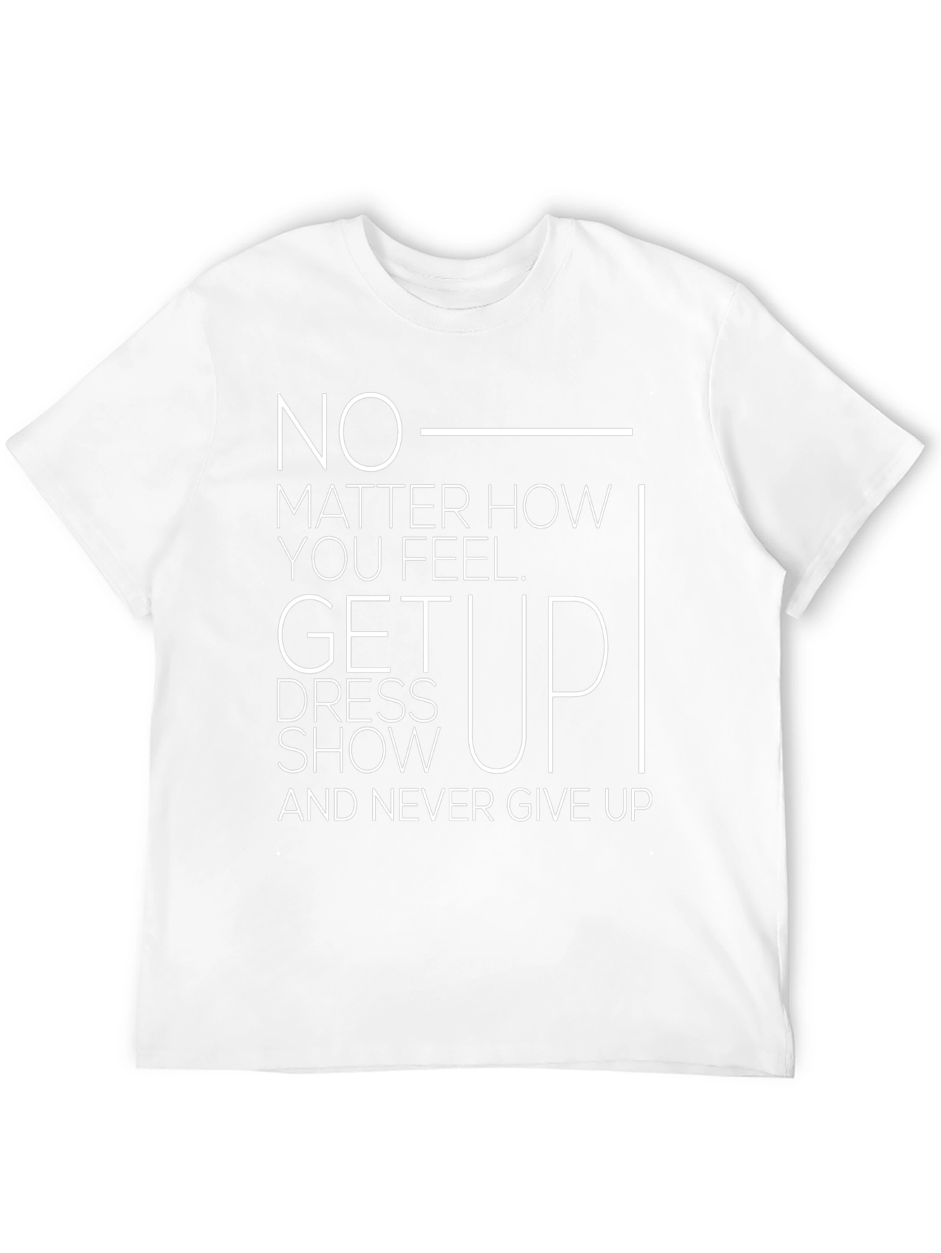 Inspirational Graphic Print T-Shirt
