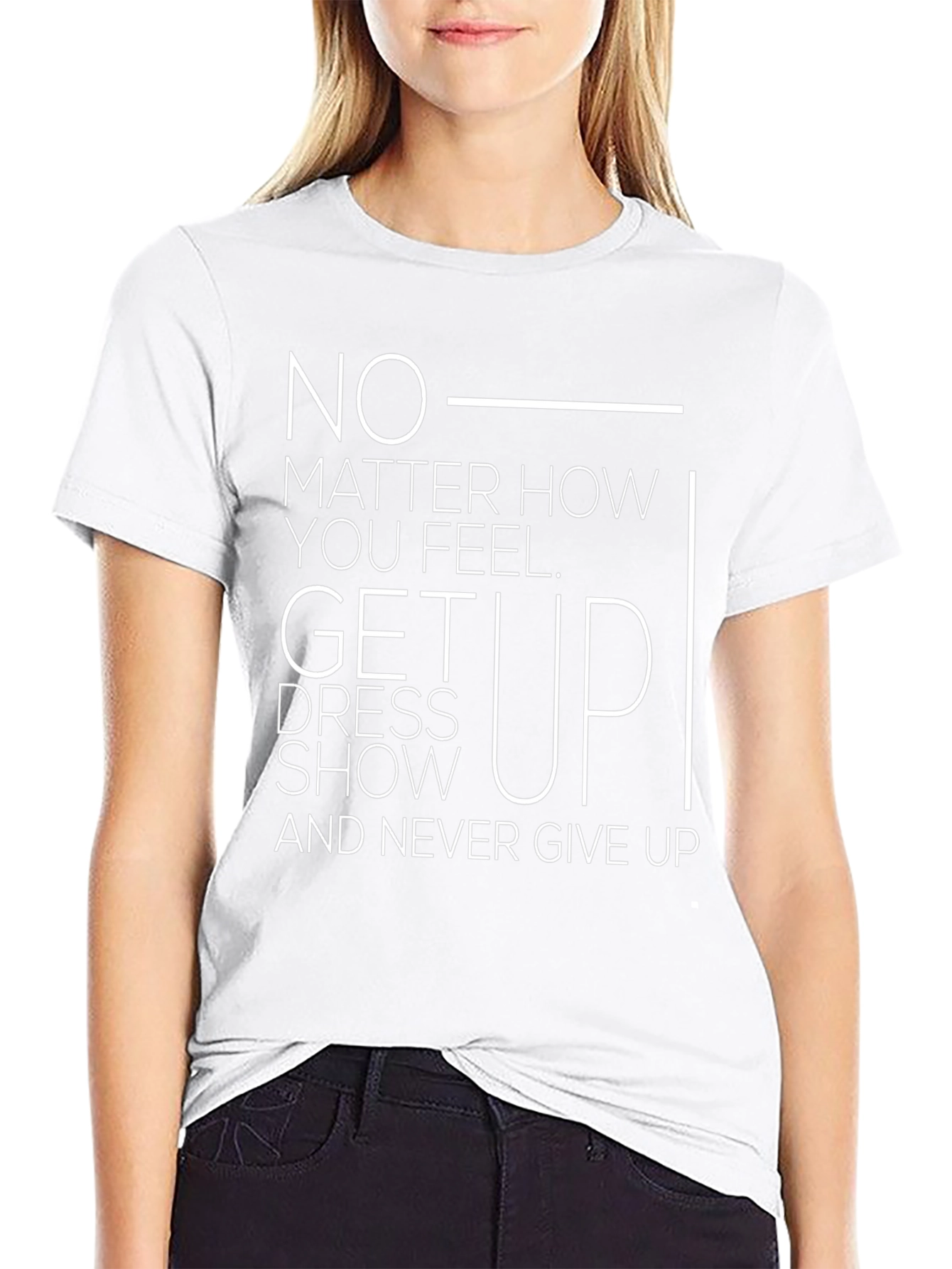 Inspirational Graphic Print T-Shirt