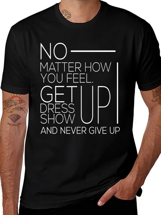 Inspirational Graphic Print T-Shirt