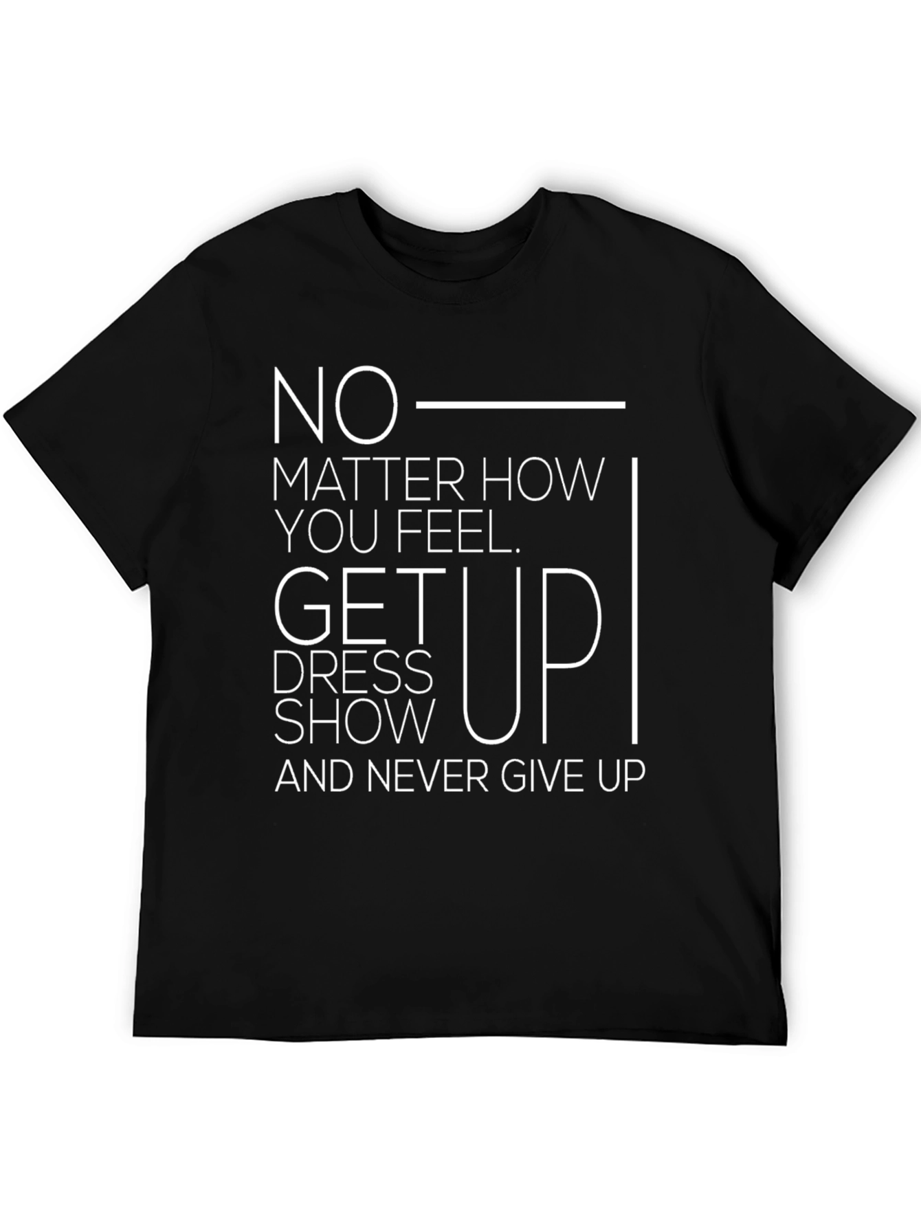 Inspirational Graphic Print T-Shirt