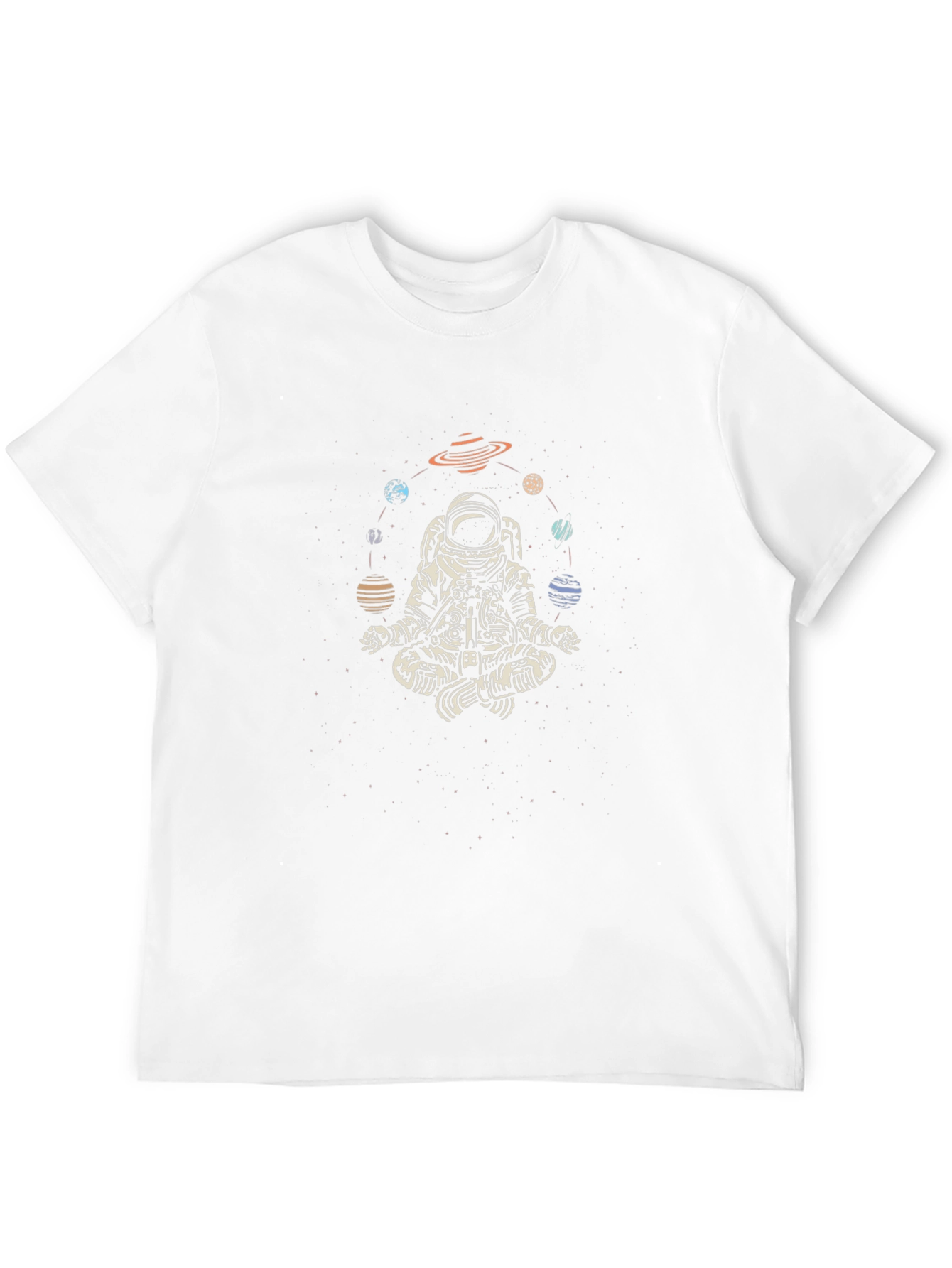 Astronaut Galaxy Meditation T-Shirt