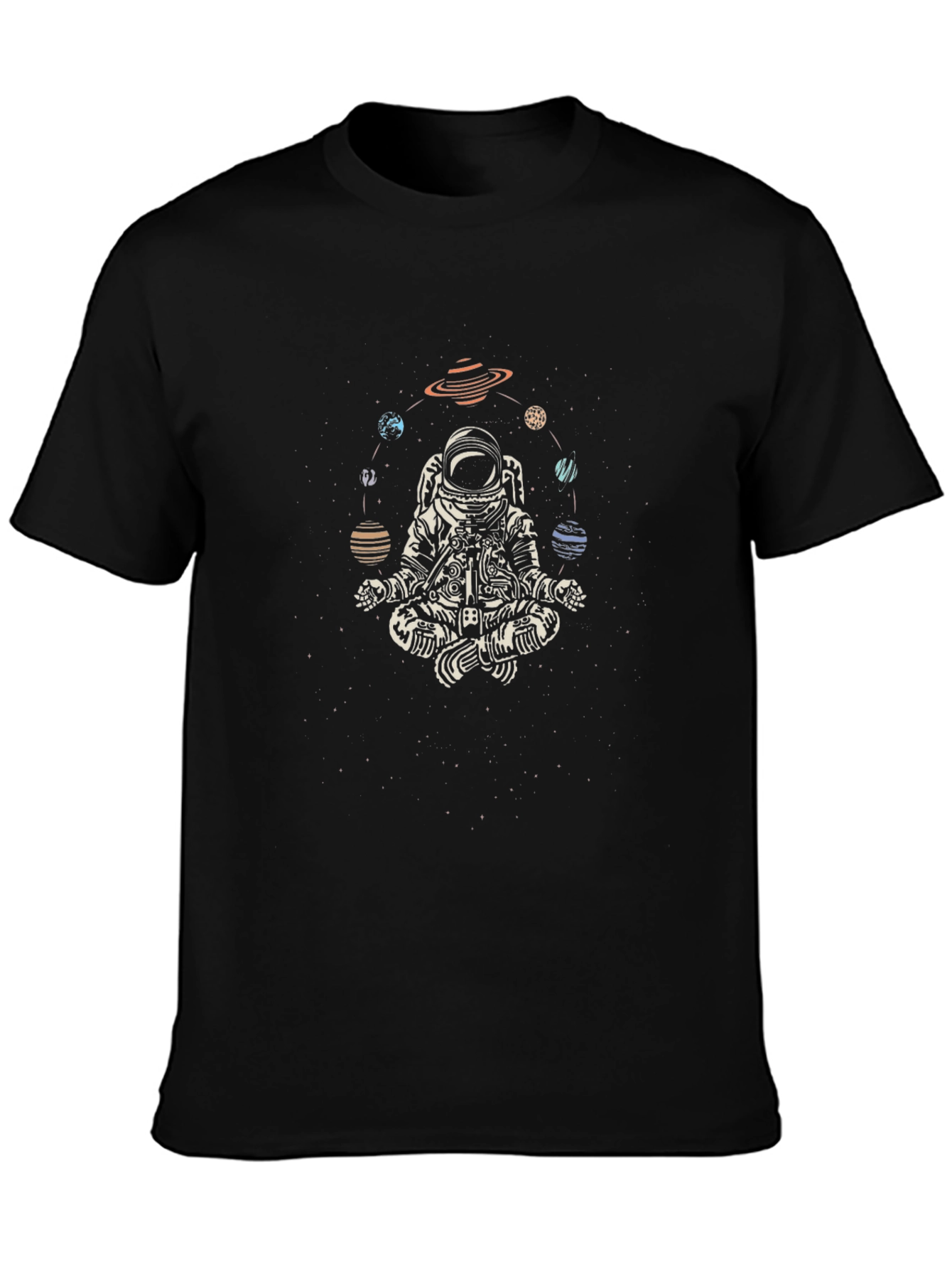 Astronaut Galaxy Meditation T-Shirt