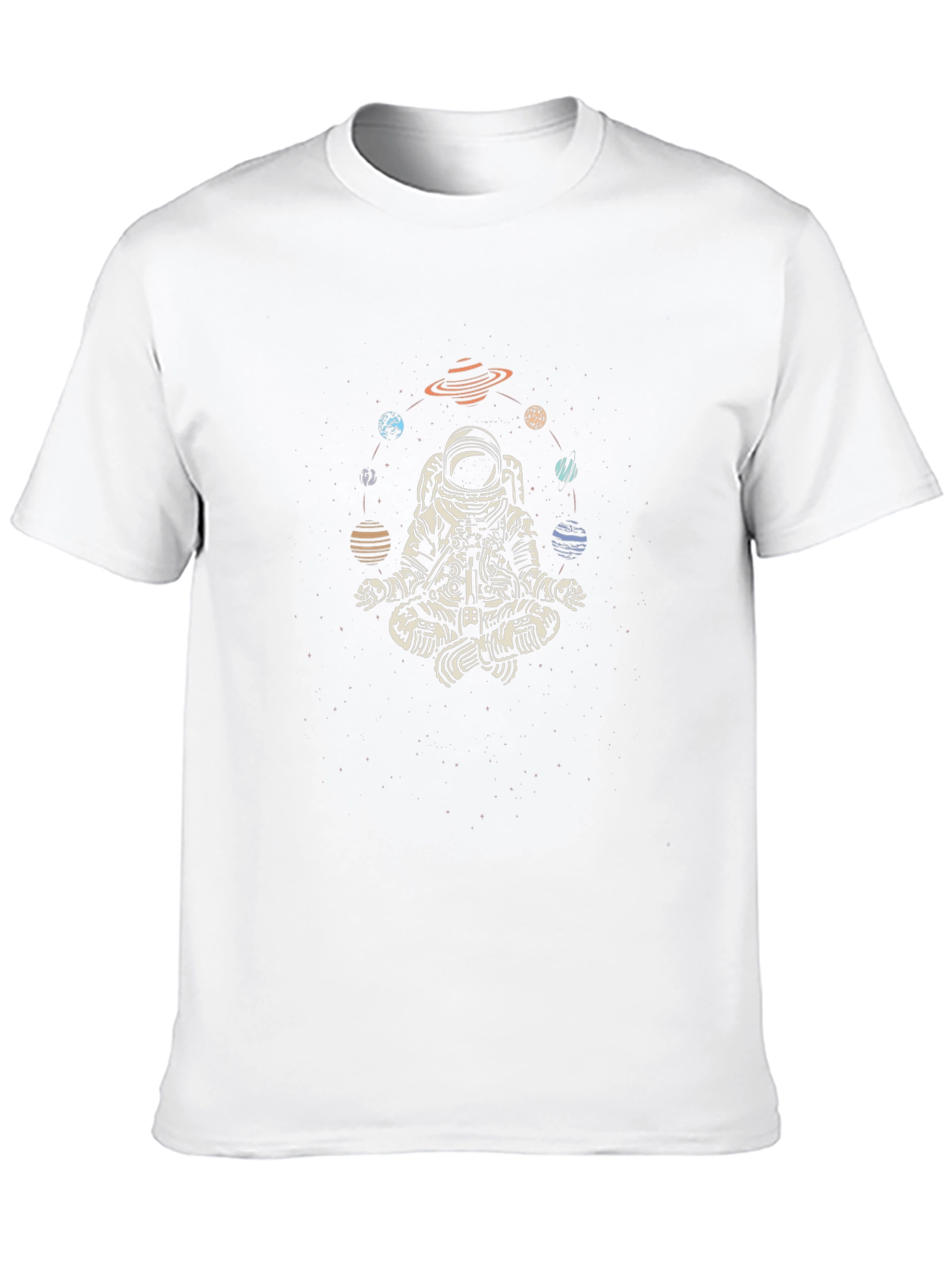 Astronaut Galaxy Meditation T-Shirt