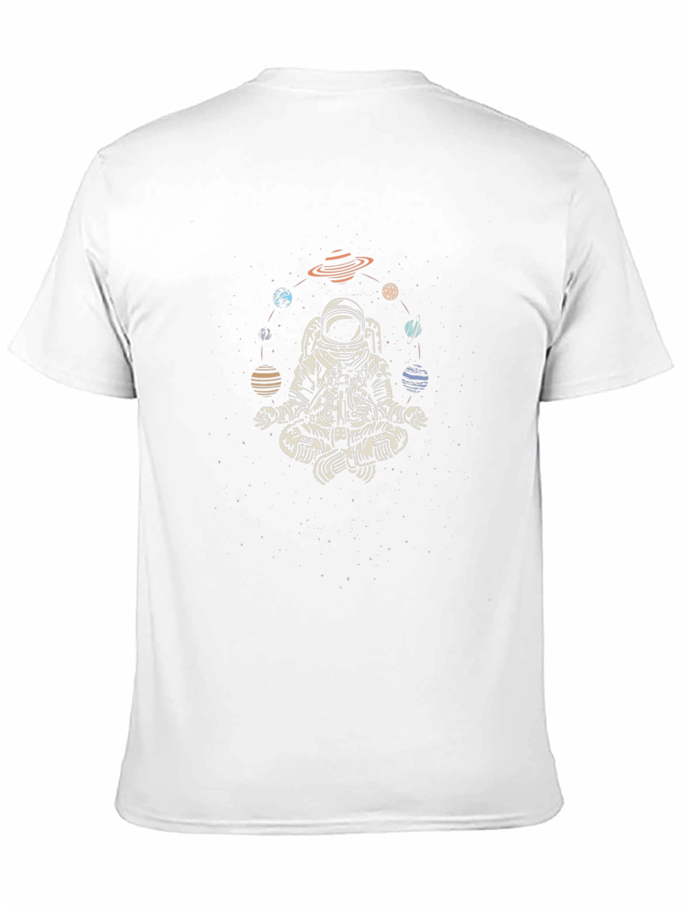 Astronaut Galaxy Meditation T-Shirt