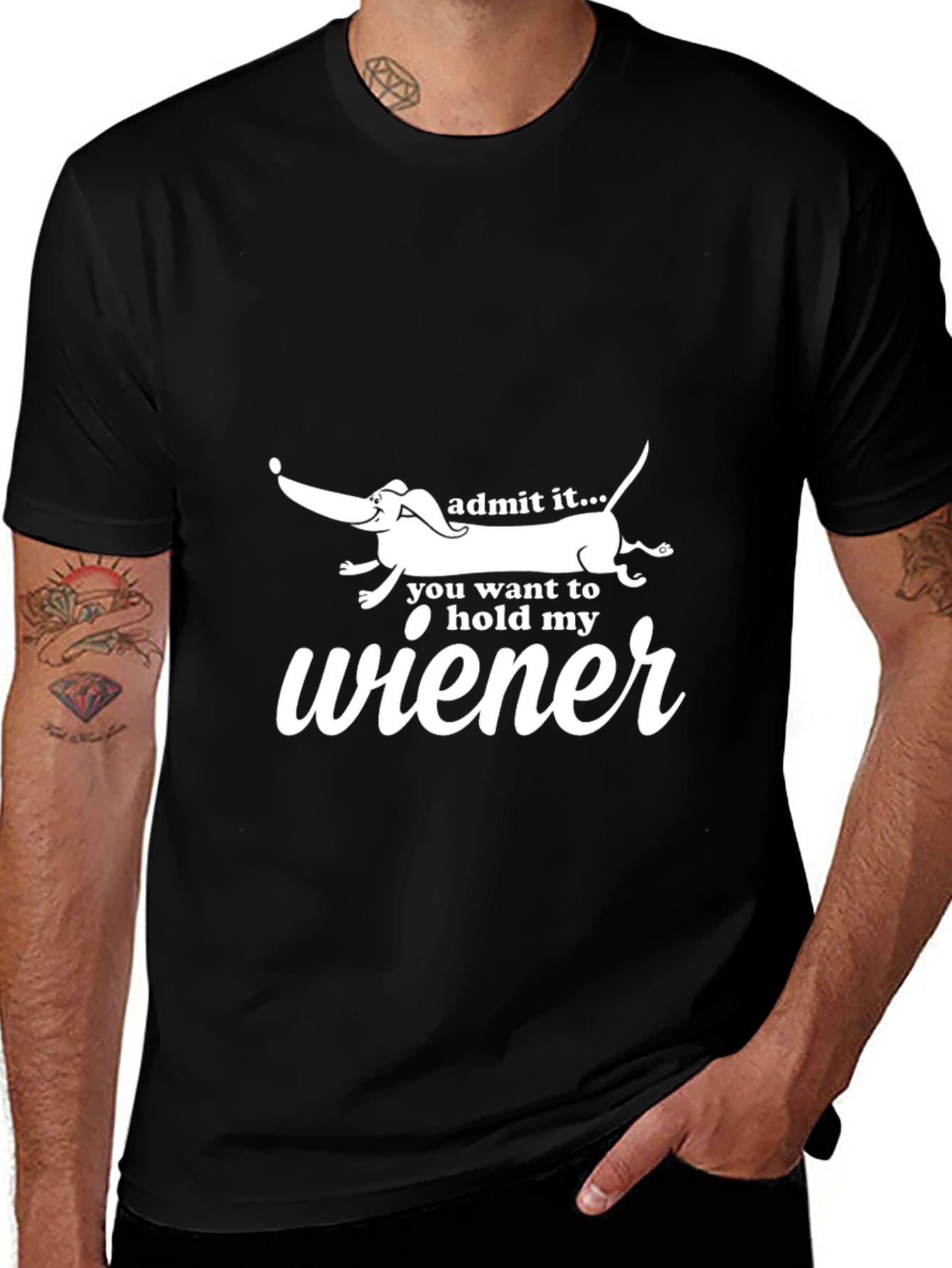 Dachshund Wiener Novelty Graphic T-Shirt