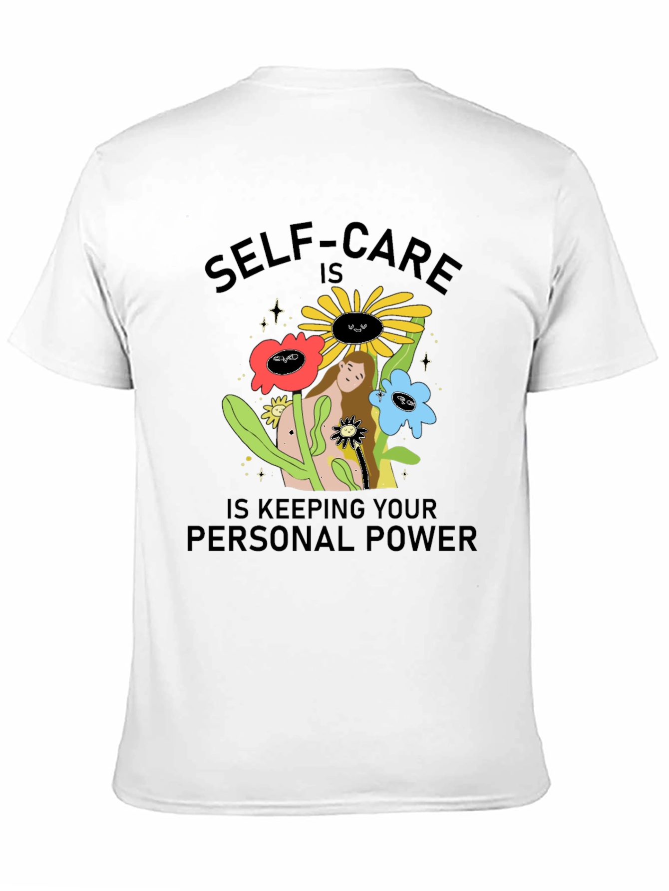 Self-Care Personal Power Graphic T-Shirt