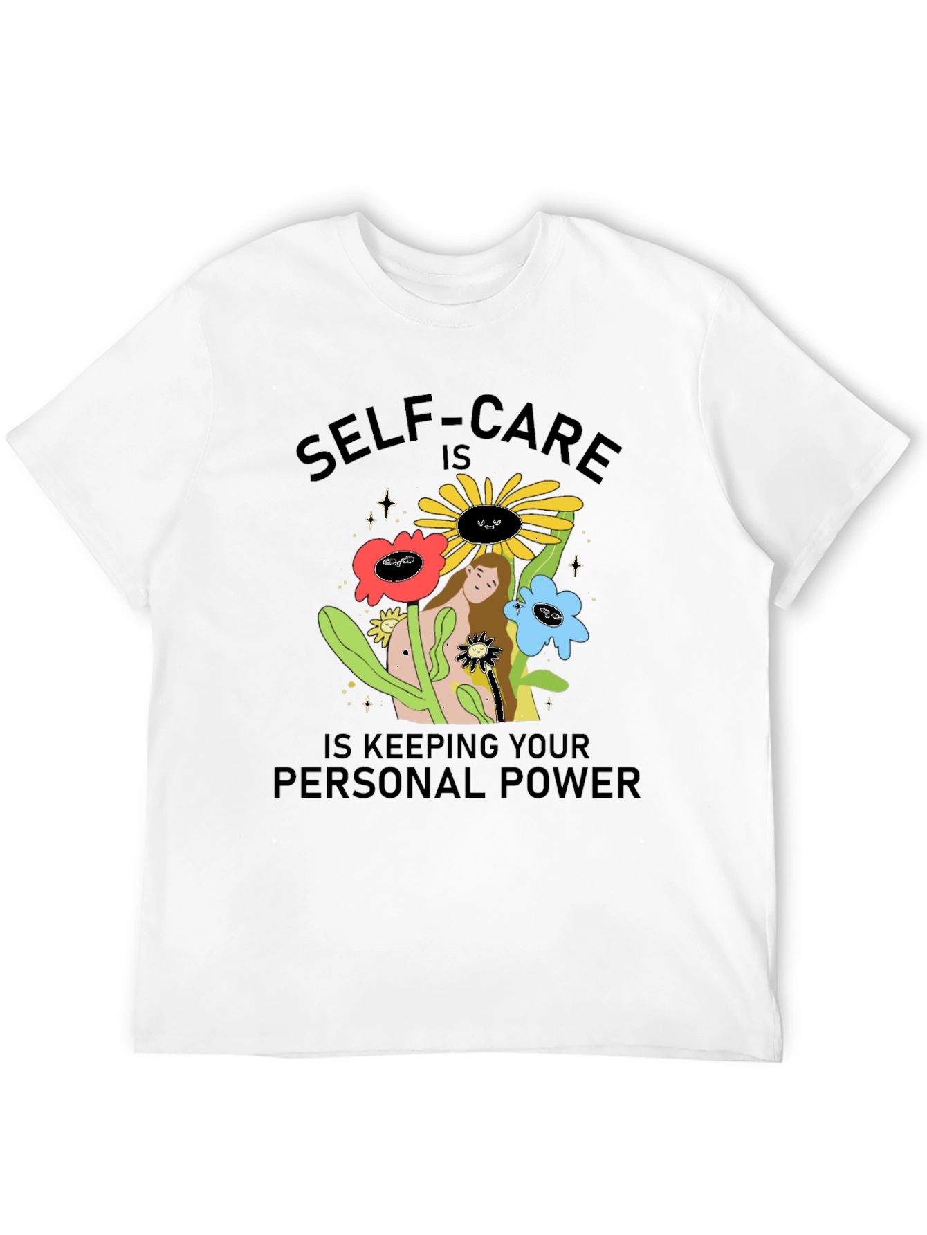 Self-Care Personal Power Graphic T-Shirt