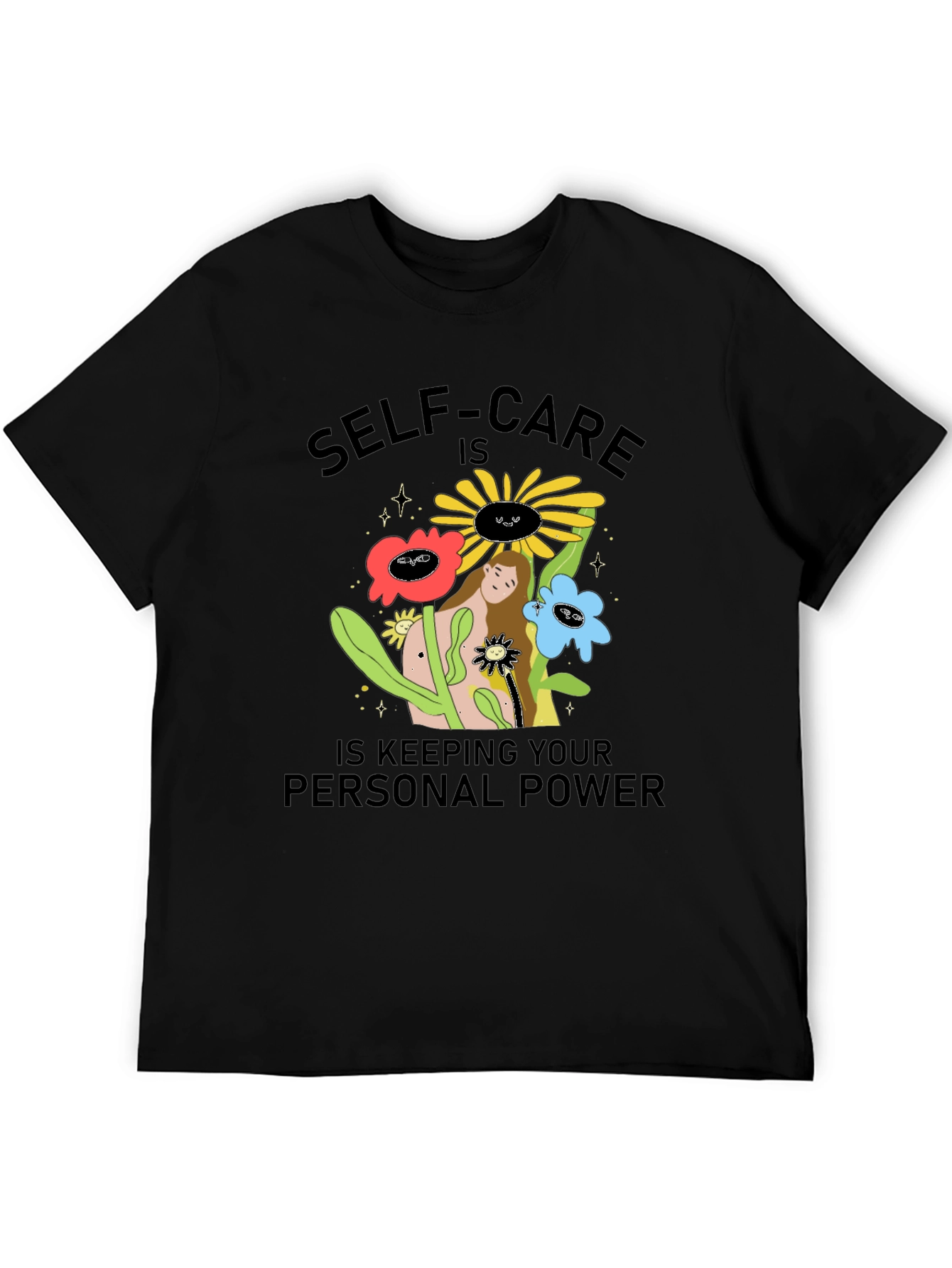 Self-Care Personal Power Graphic T-Shirt