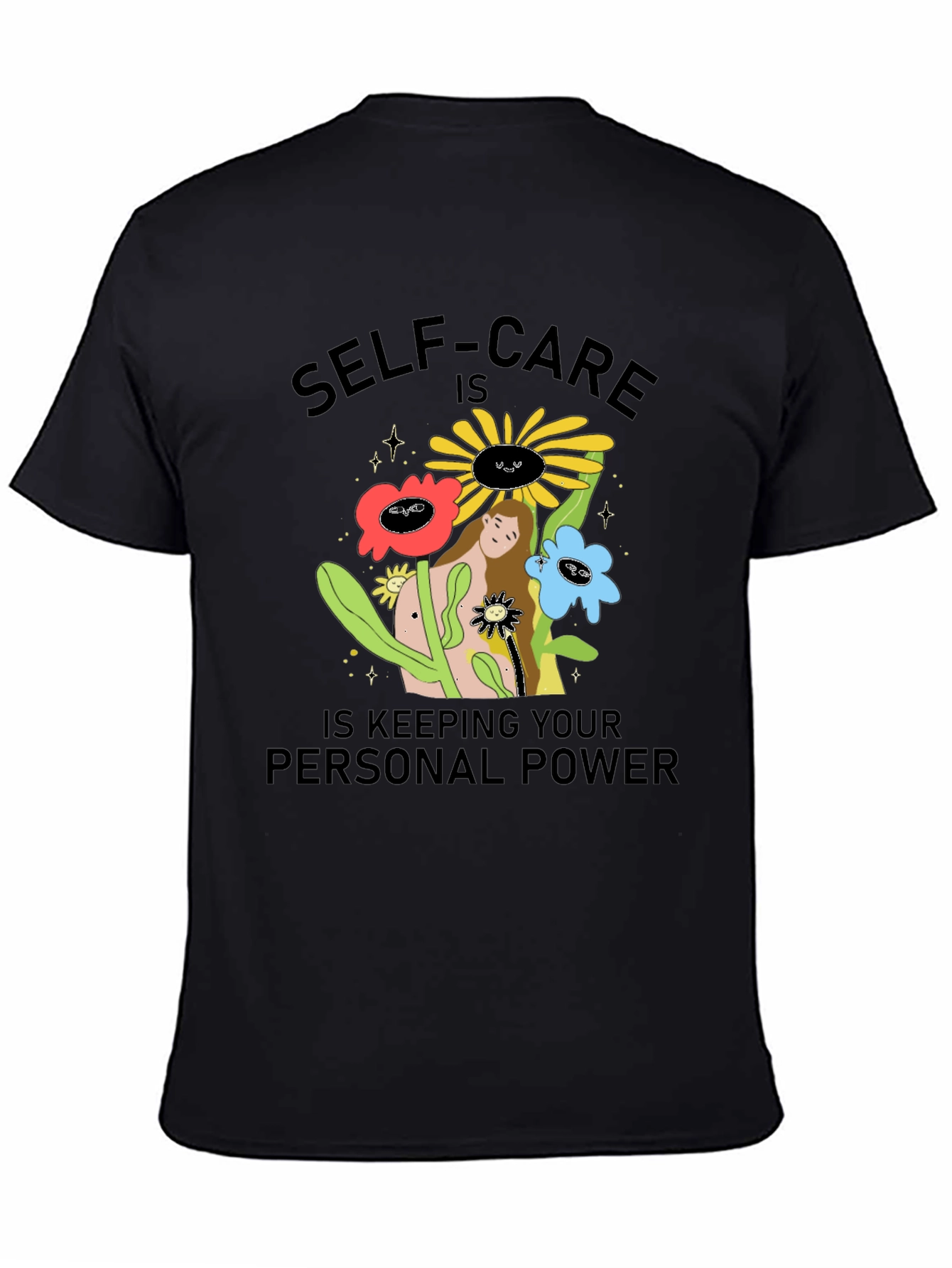 Self-Care Personal Power Graphic T-Shirt