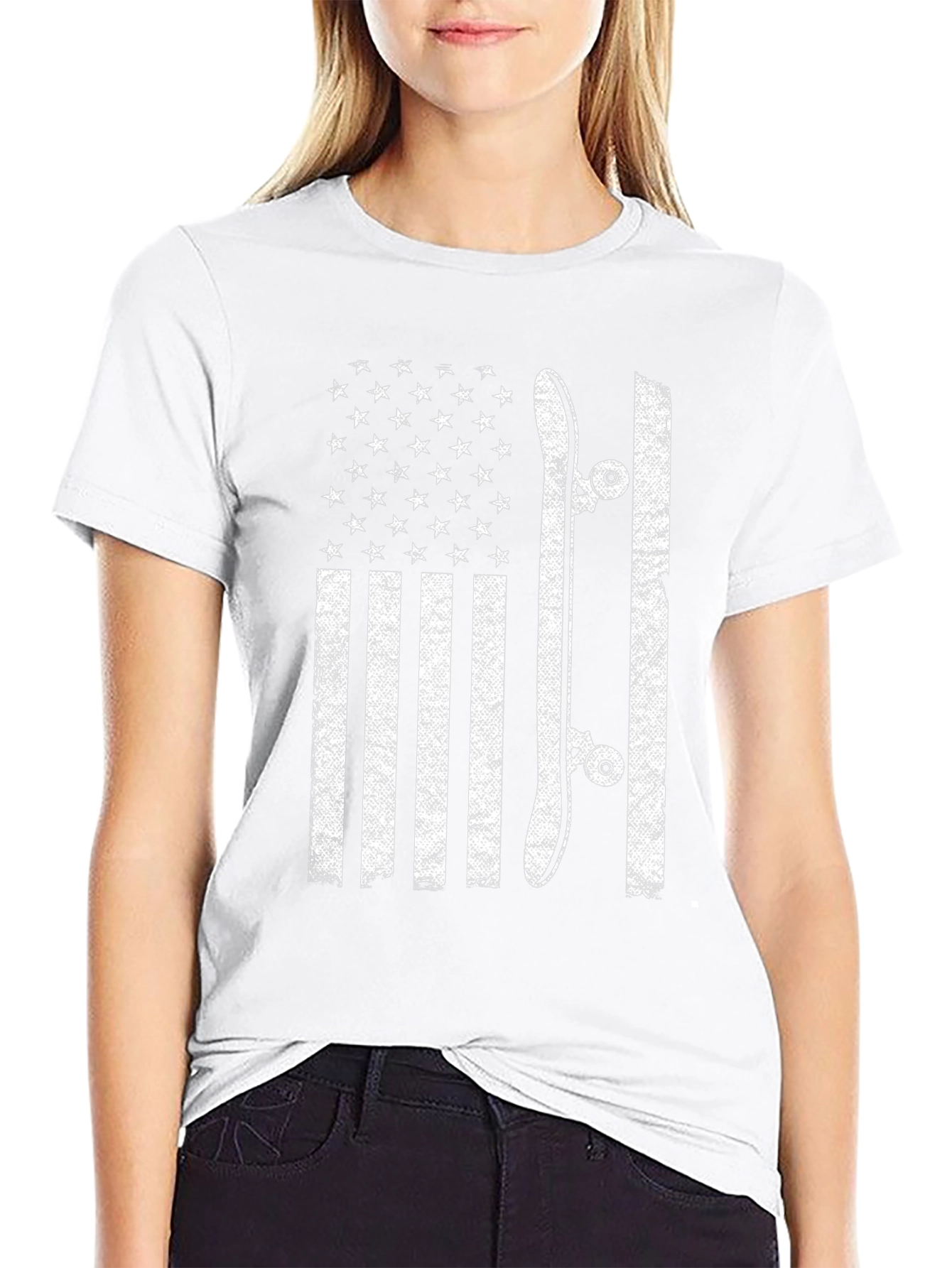Skate American Flag T-Shirt