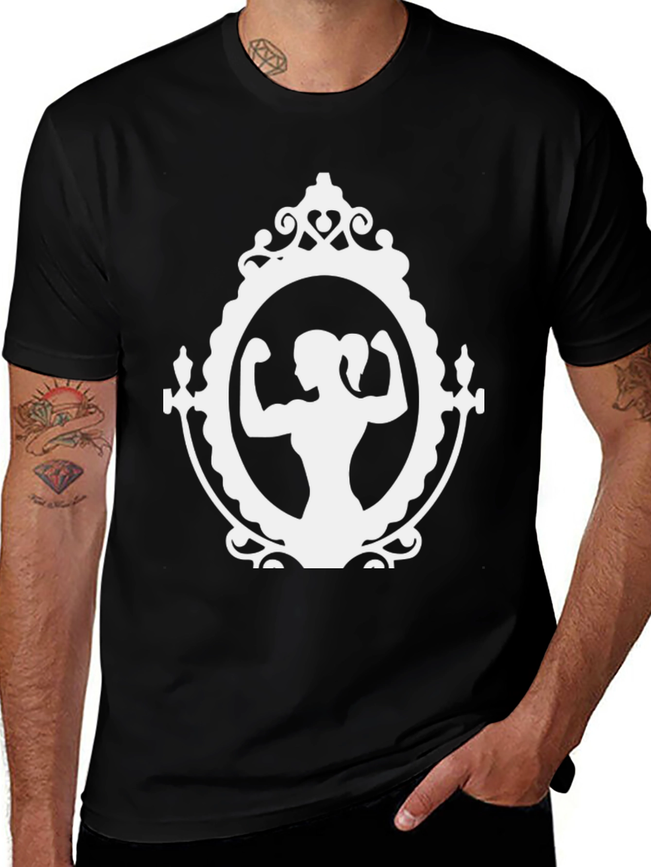 Strong Woman Mirror Graphic Tee