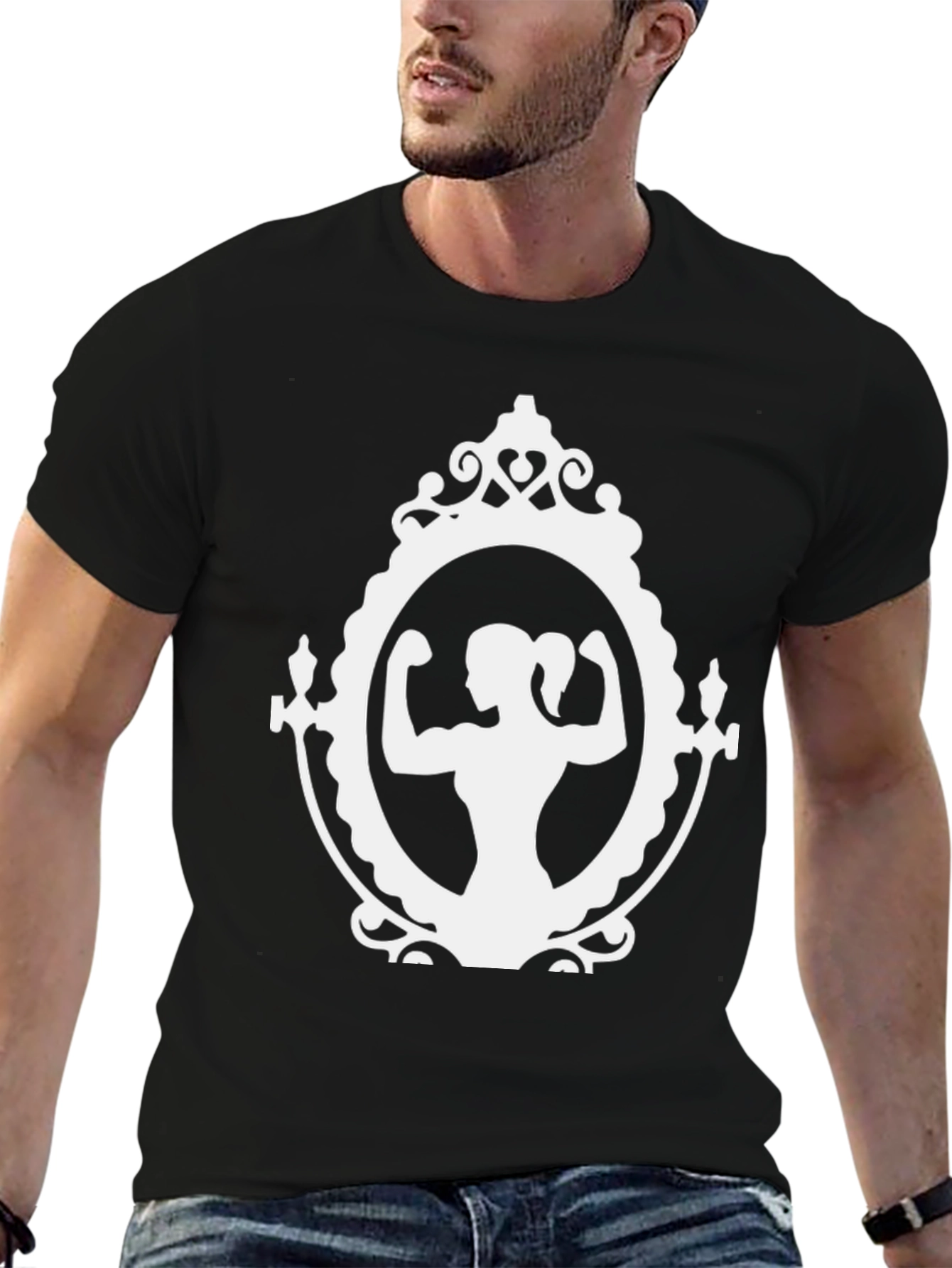 Strong Woman Mirror Graphic Tee
