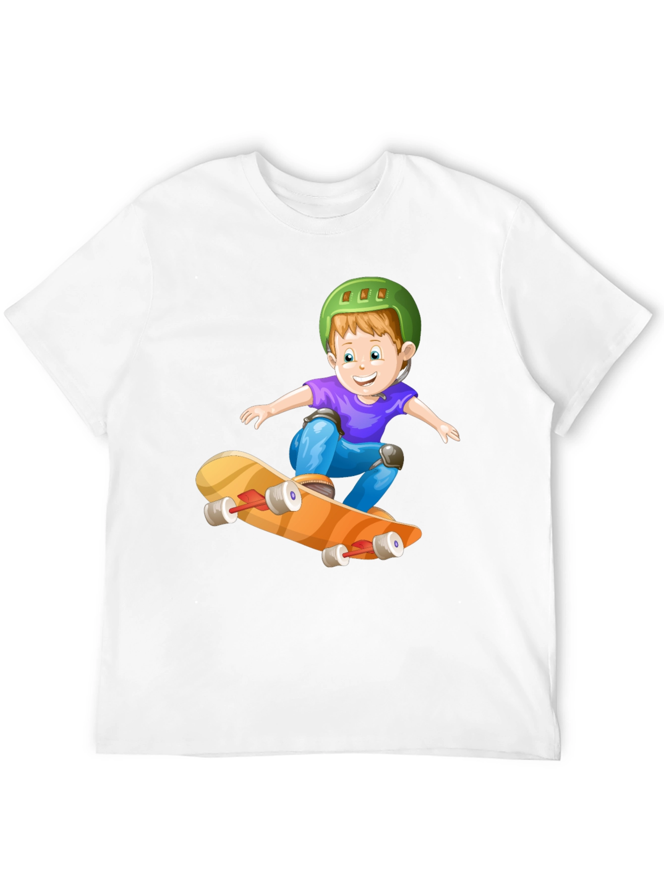 Boy Skateboard T-Shirt - Fun Graphic Tee