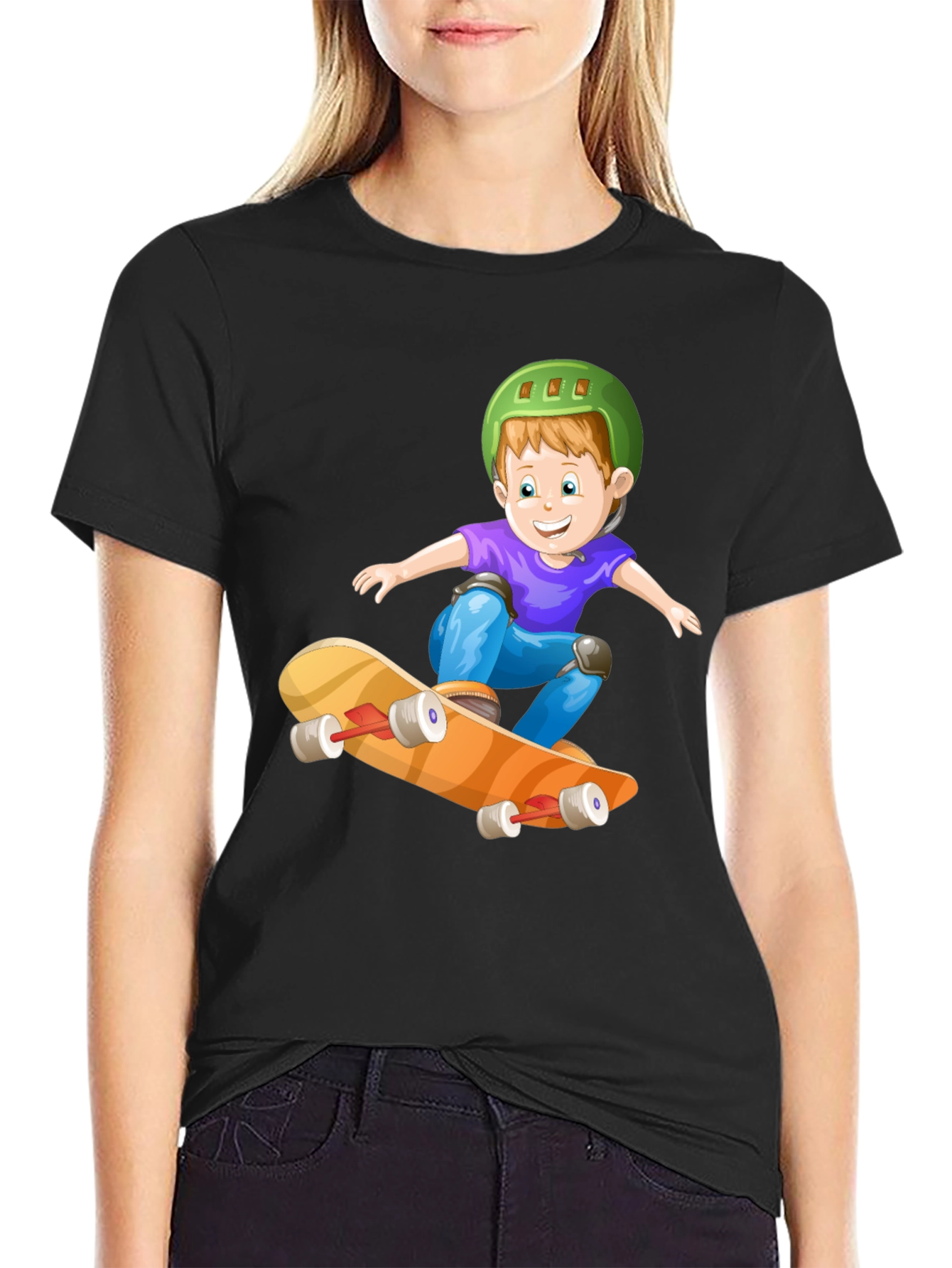Boy Skateboard T-Shirt - Fun Graphic Tee