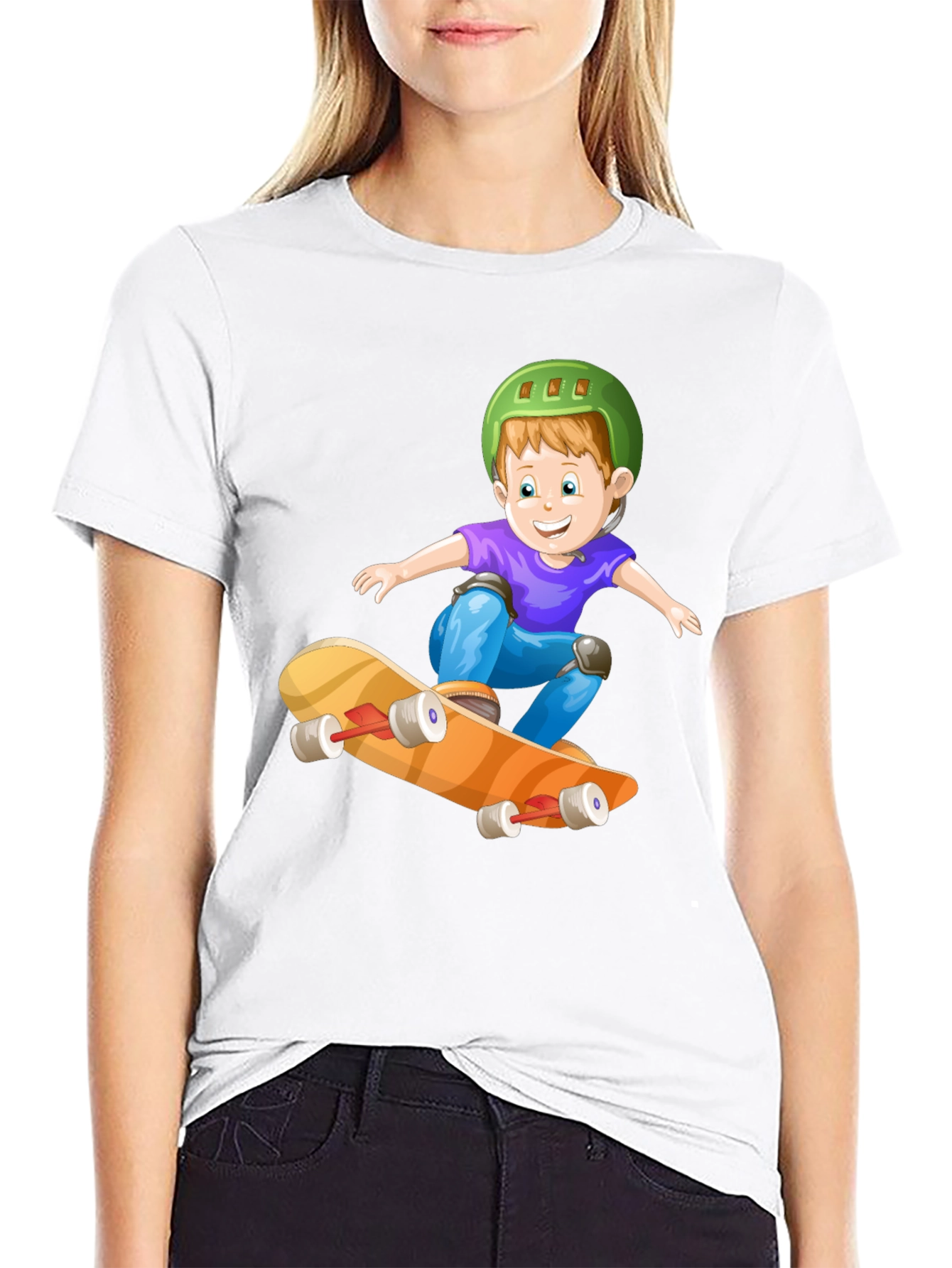 Boy Skateboard T-Shirt - Fun Graphic Tee
