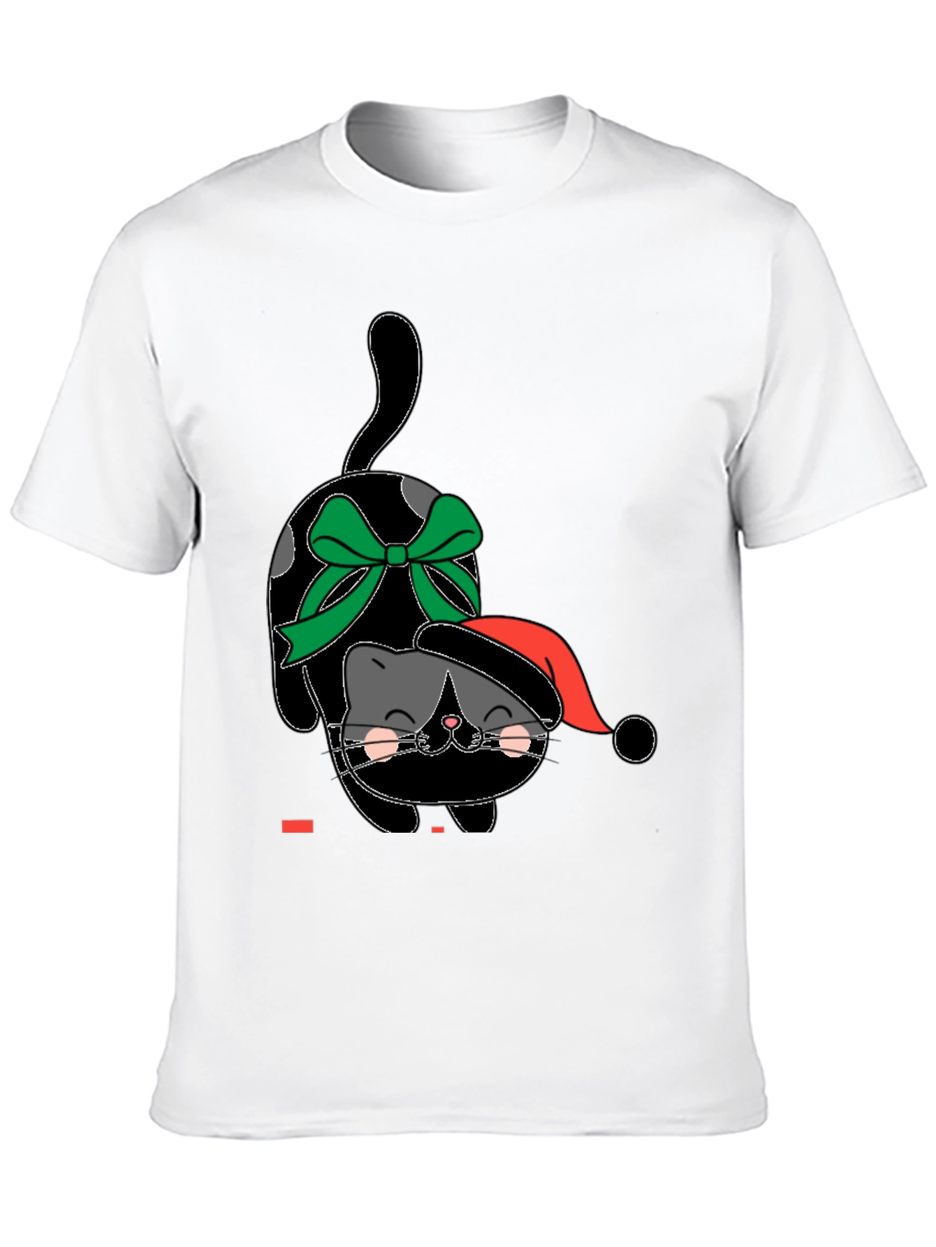 Festive Feline Tee - Holiday Cat Shirt