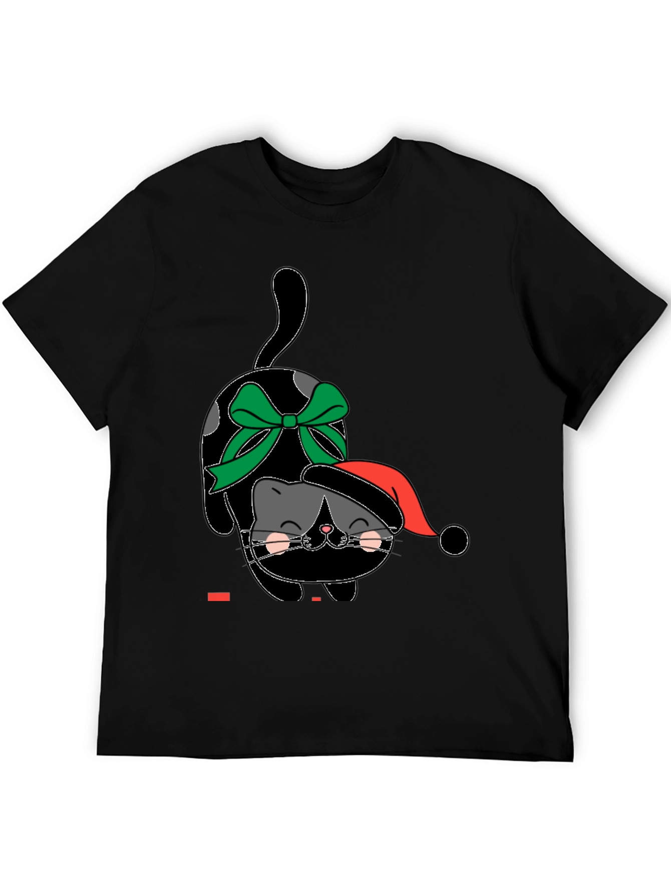 Festive Feline Tee - Holiday Cat Shirt