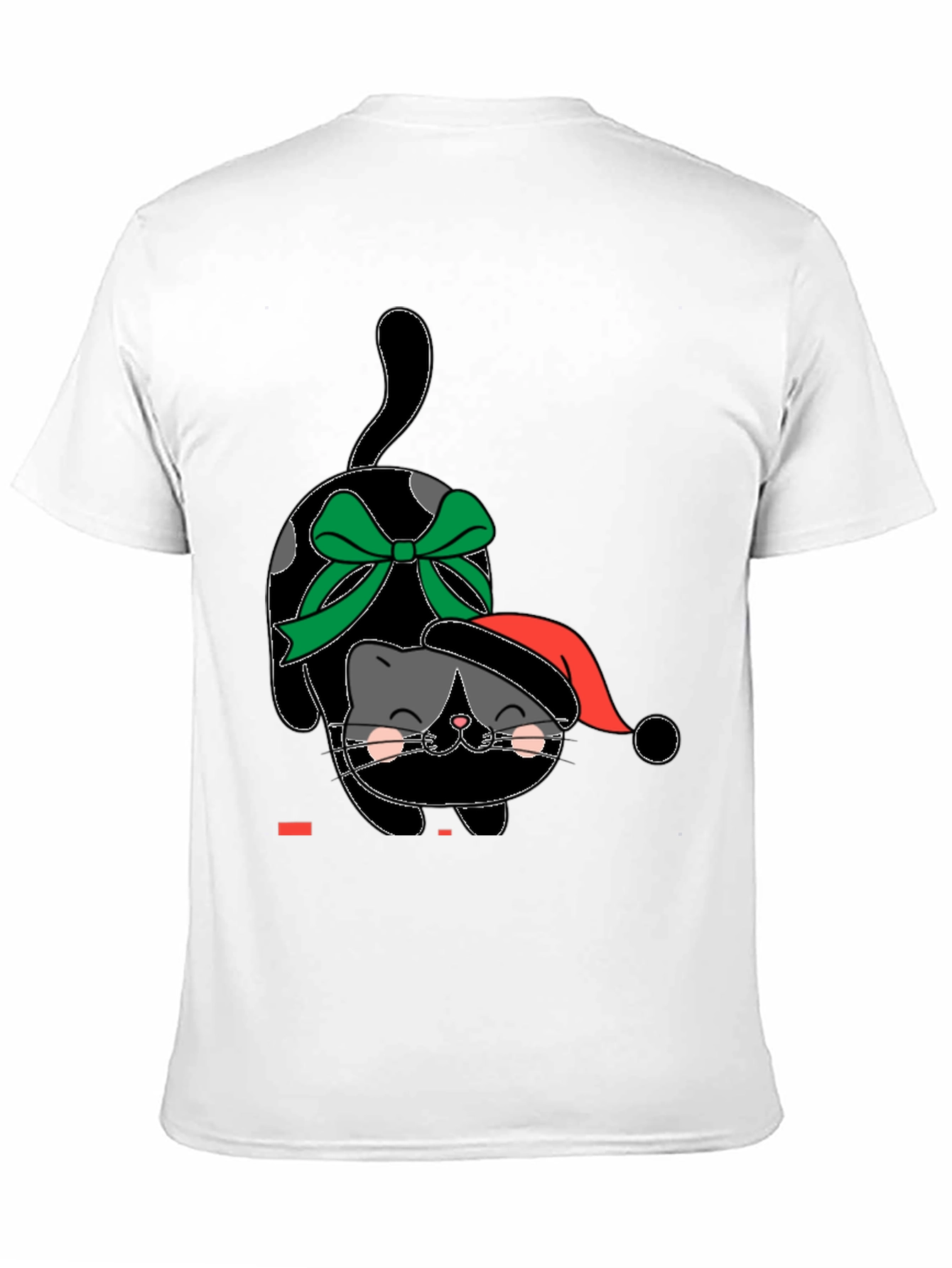 Festive Feline Tee - Holiday Cat Shirt